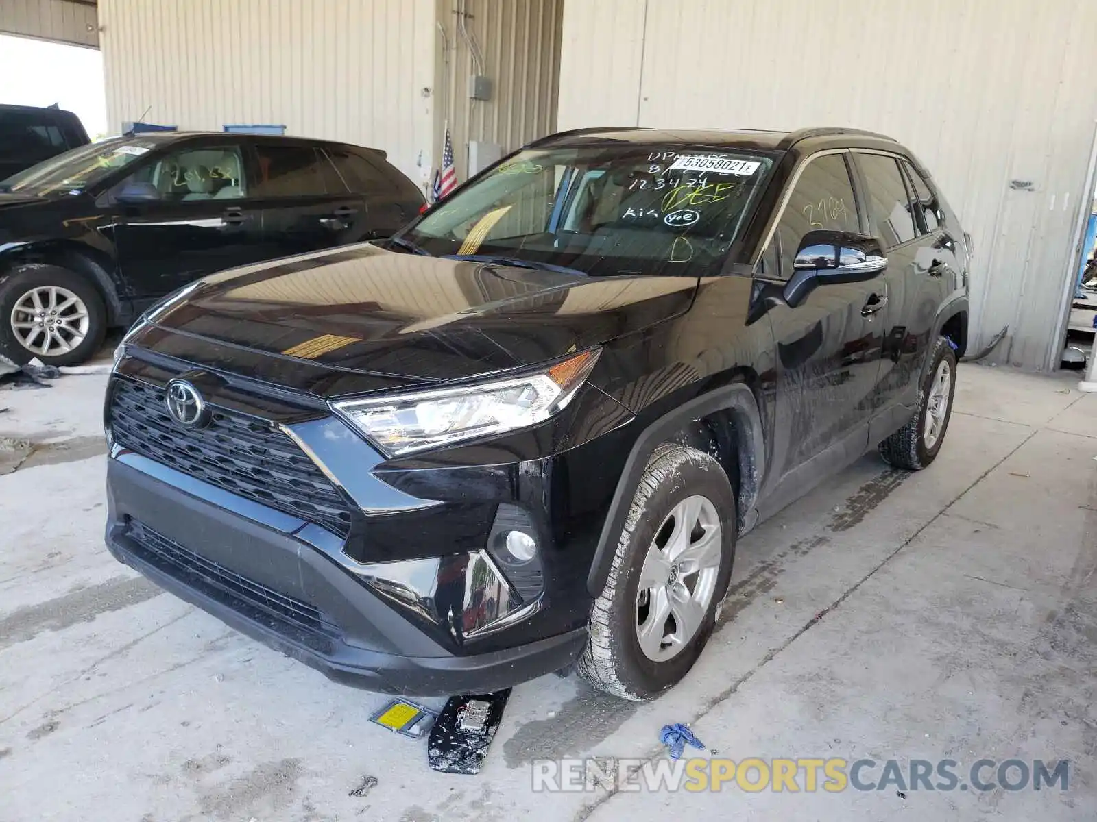 2 Photograph of a damaged car 2T3W1RFV1MC123274 TOYOTA RAV4 2021