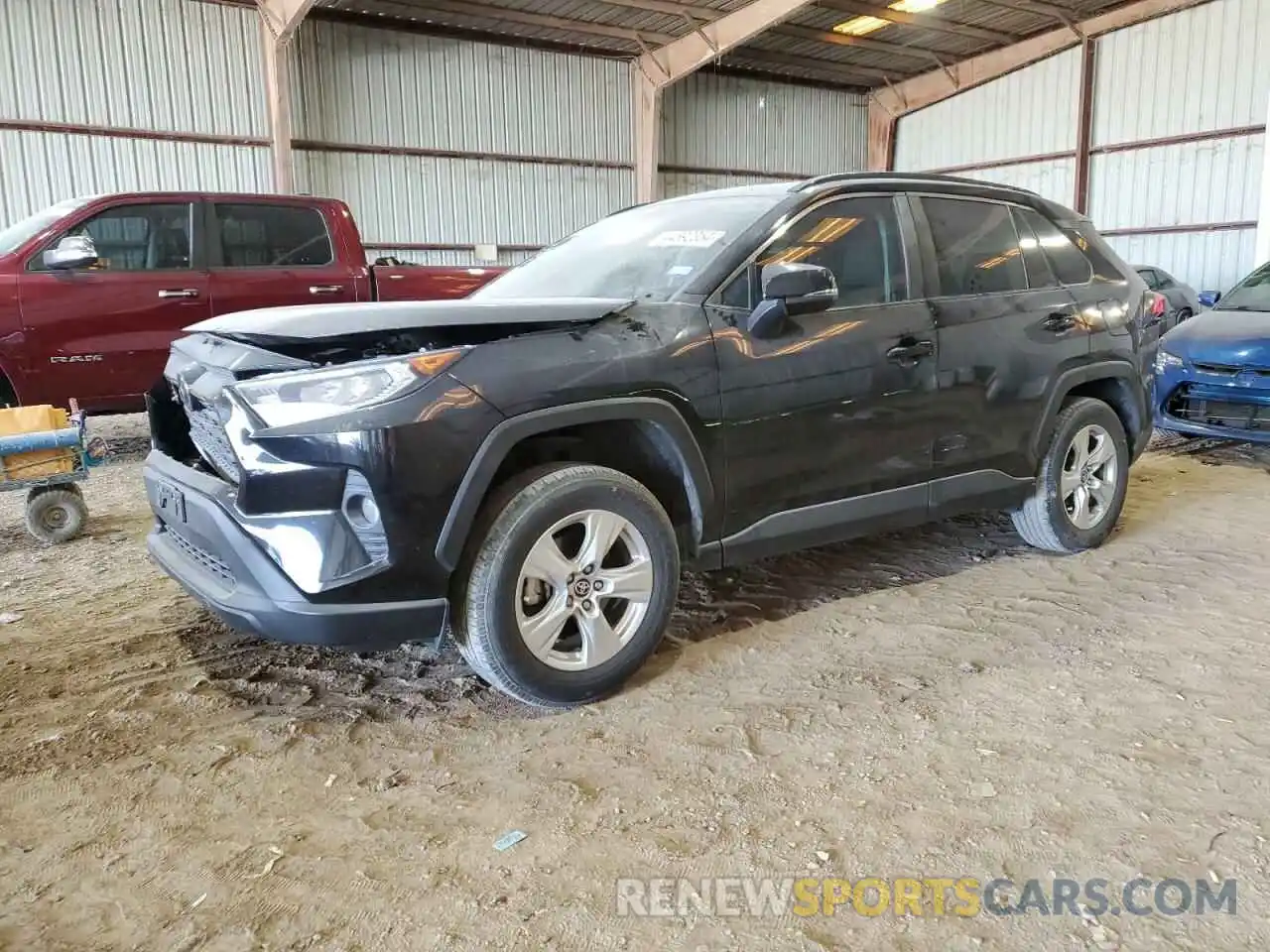 1 Photograph of a damaged car 2T3W1RFV1MC127454 TOYOTA RAV4 2021