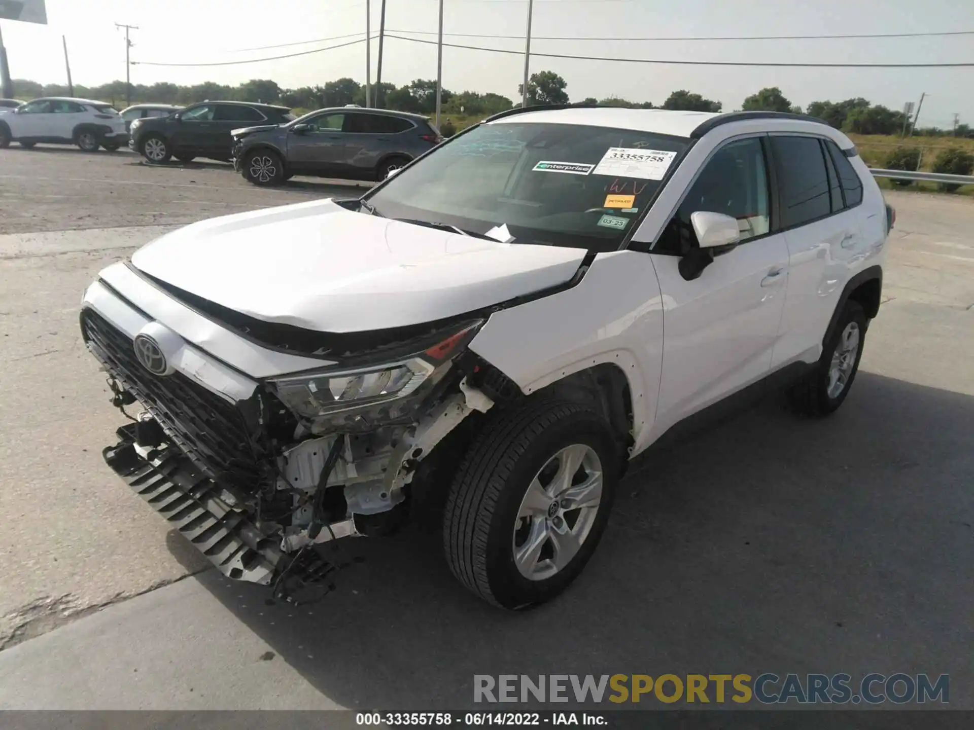 2 Photograph of a damaged car 2T3W1RFV1MC132749 TOYOTA RAV4 2021