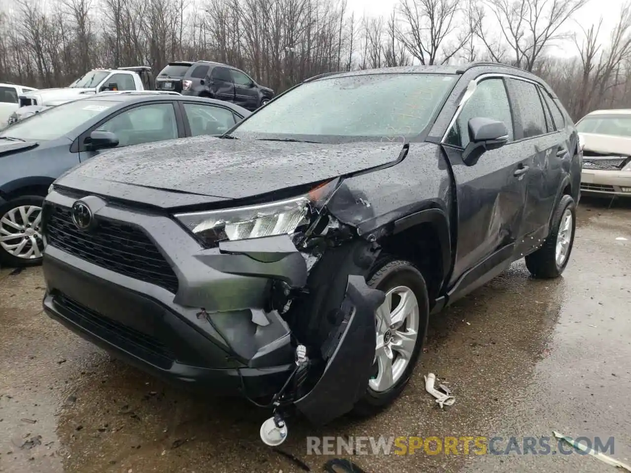 2 Photograph of a damaged car 2T3W1RFV1MC140558 TOYOTA RAV4 2021