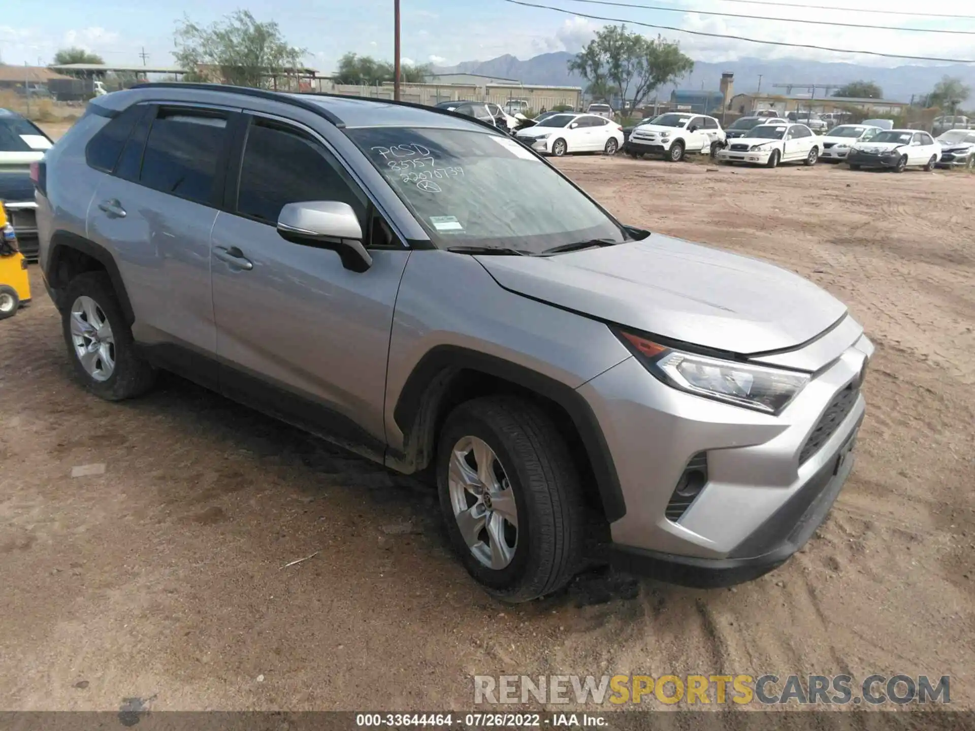 1 Photograph of a damaged car 2T3W1RFV1MC143752 TOYOTA RAV4 2021