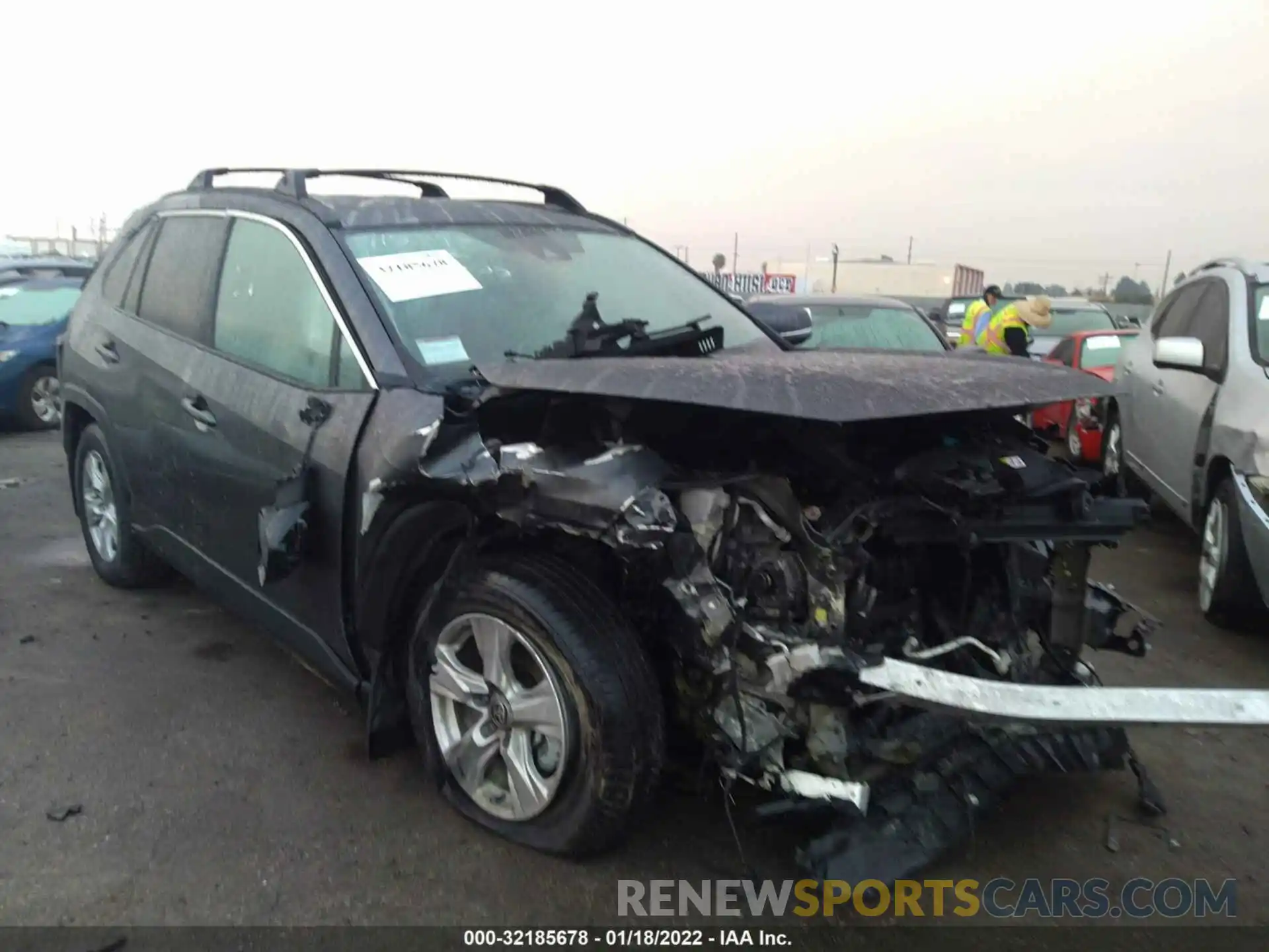 1 Photograph of a damaged car 2T3W1RFV1MC158431 TOYOTA RAV4 2021