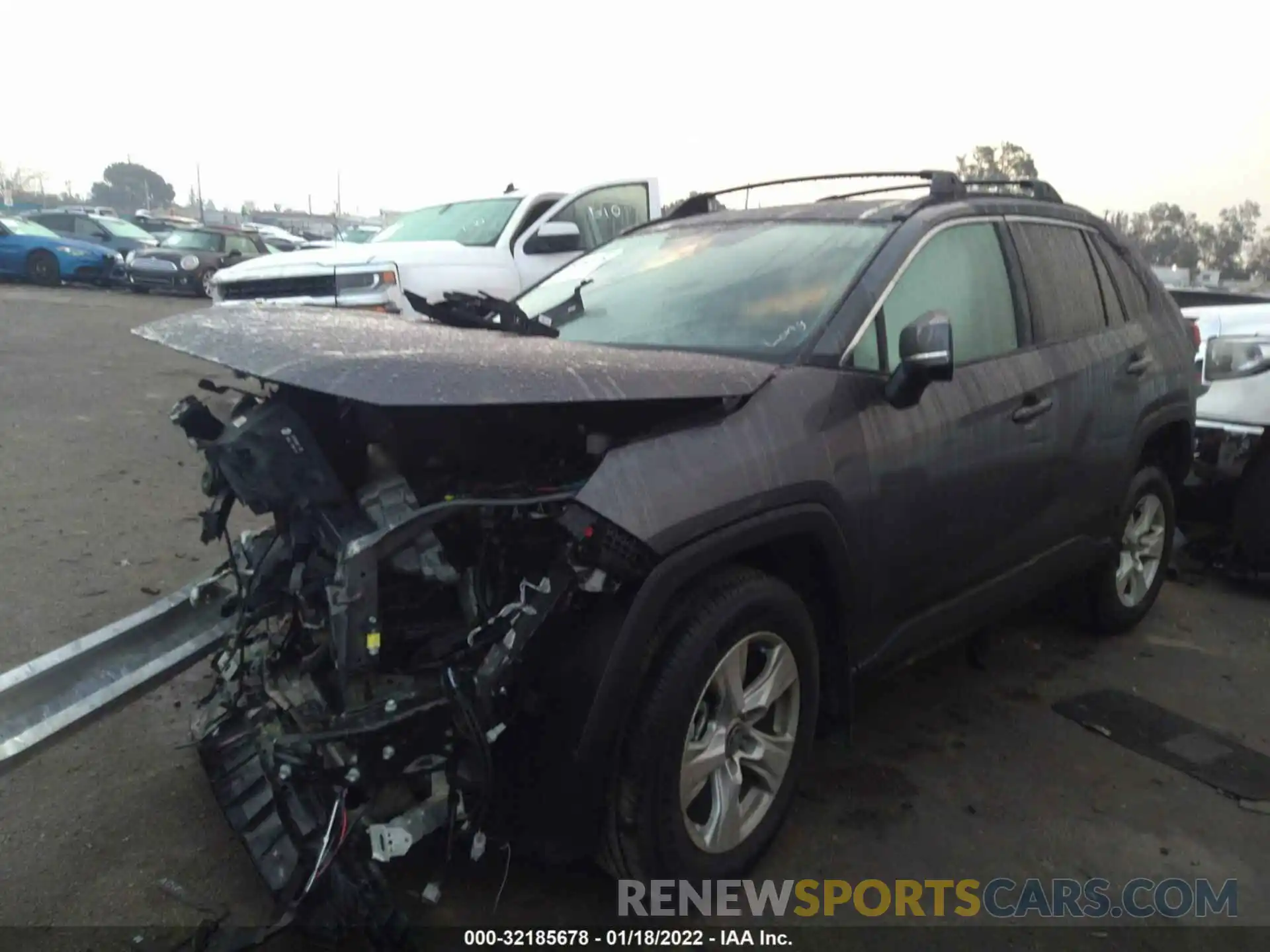 2 Photograph of a damaged car 2T3W1RFV1MC158431 TOYOTA RAV4 2021