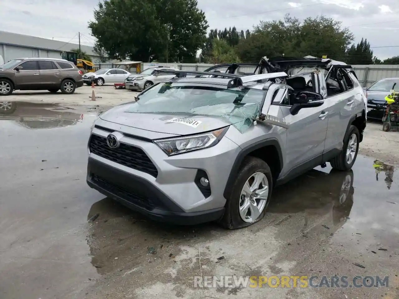 2 Photograph of a damaged car 2T3W1RFV1MC160597 TOYOTA RAV4 2021