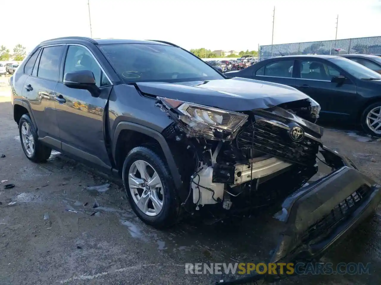 1 Photograph of a damaged car 2T3W1RFV1MC163435 TOYOTA RAV4 2021