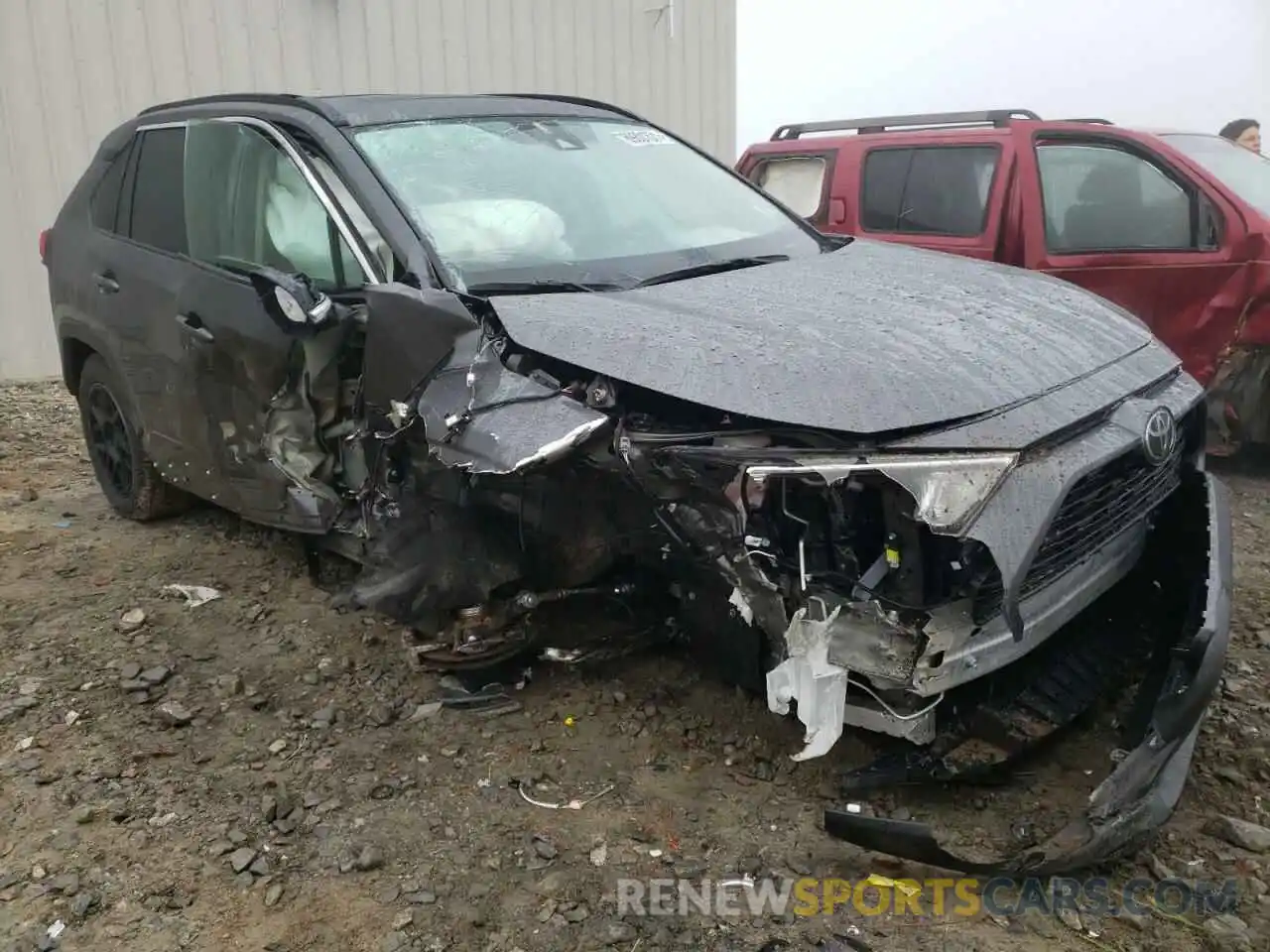 1 Photograph of a damaged car 2T3W1RFV1MC164651 TOYOTA RAV4 2021