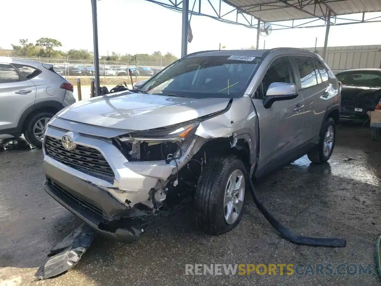 2 Photograph of a damaged car 2T3W1RFV1MC167386 TOYOTA RAV4 2021