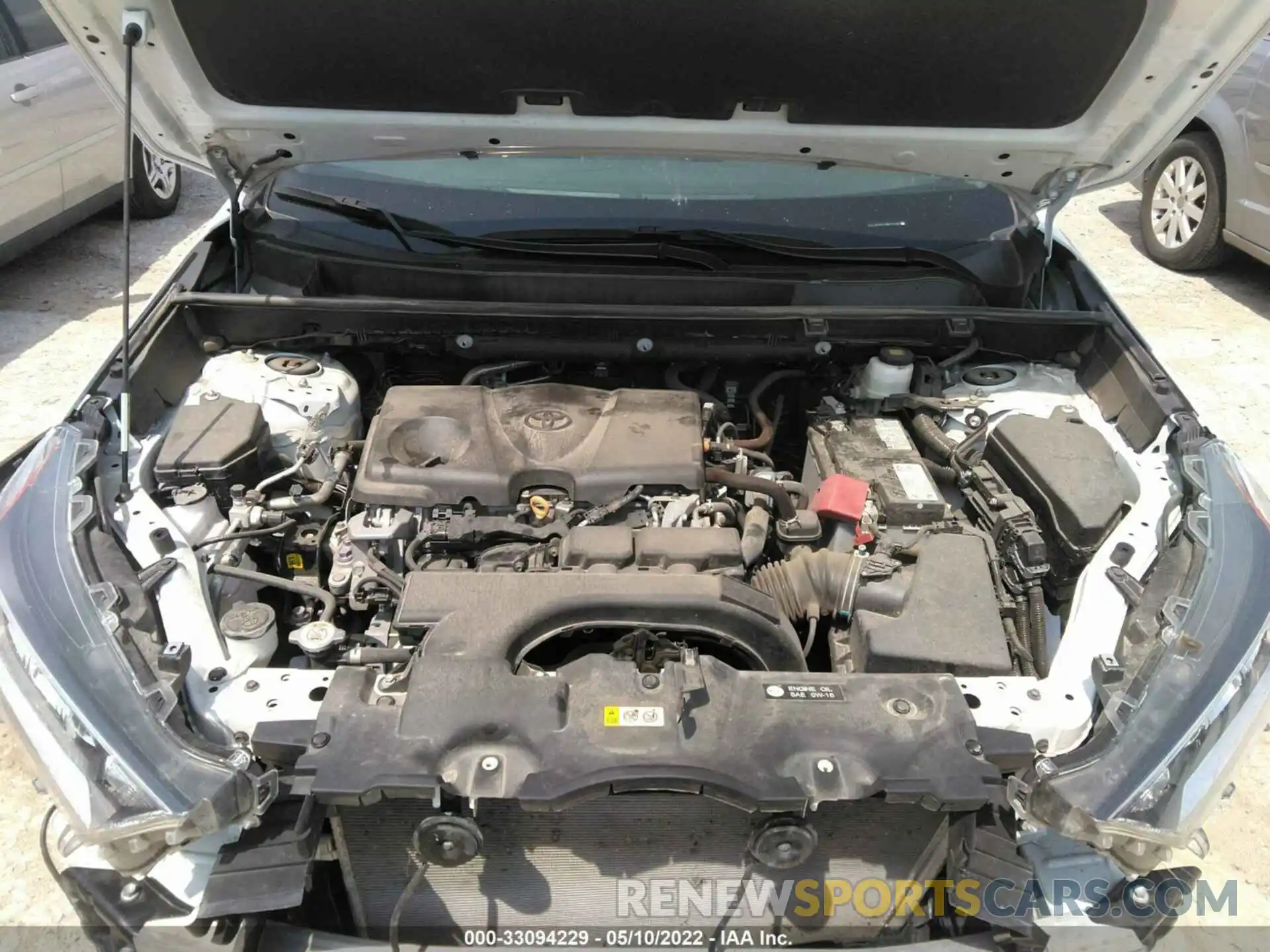 10 Фотография поврежденного автомобиля 2T3W1RFV1MW104996 TOYOTA RAV4 2021