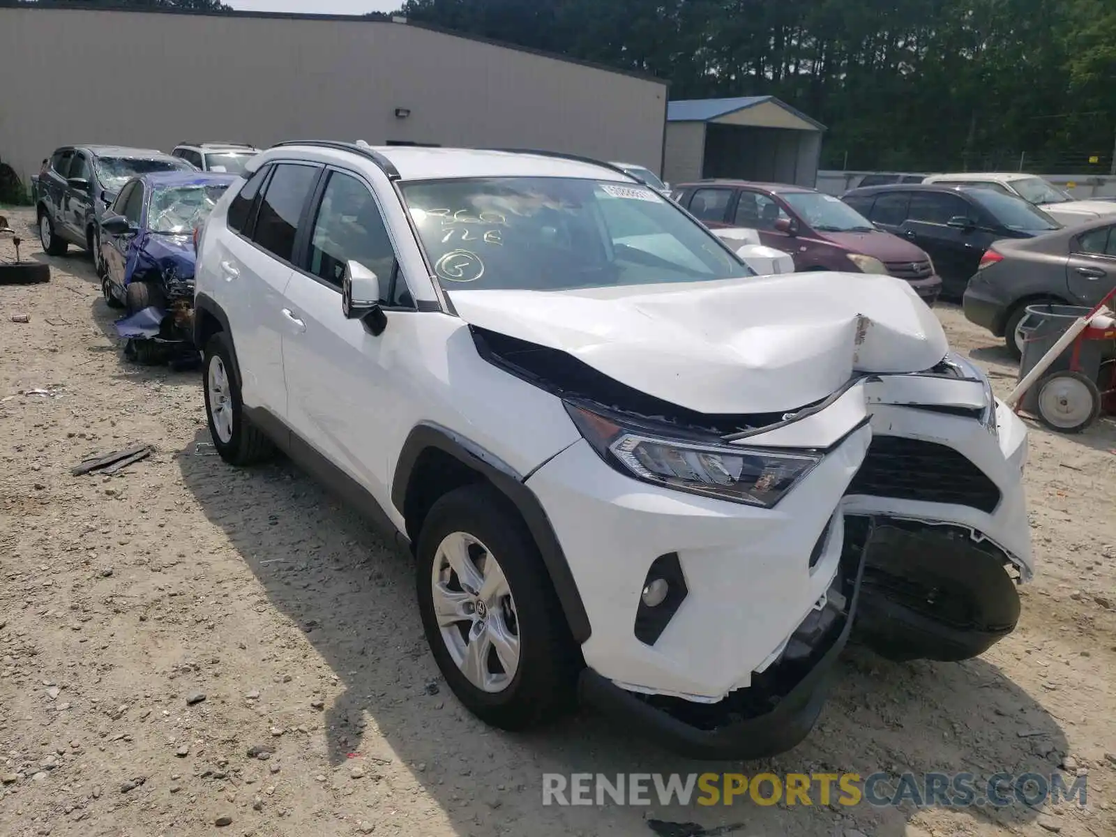 1 Photograph of a damaged car 2T3W1RFV1MW110278 TOYOTA RAV4 2021