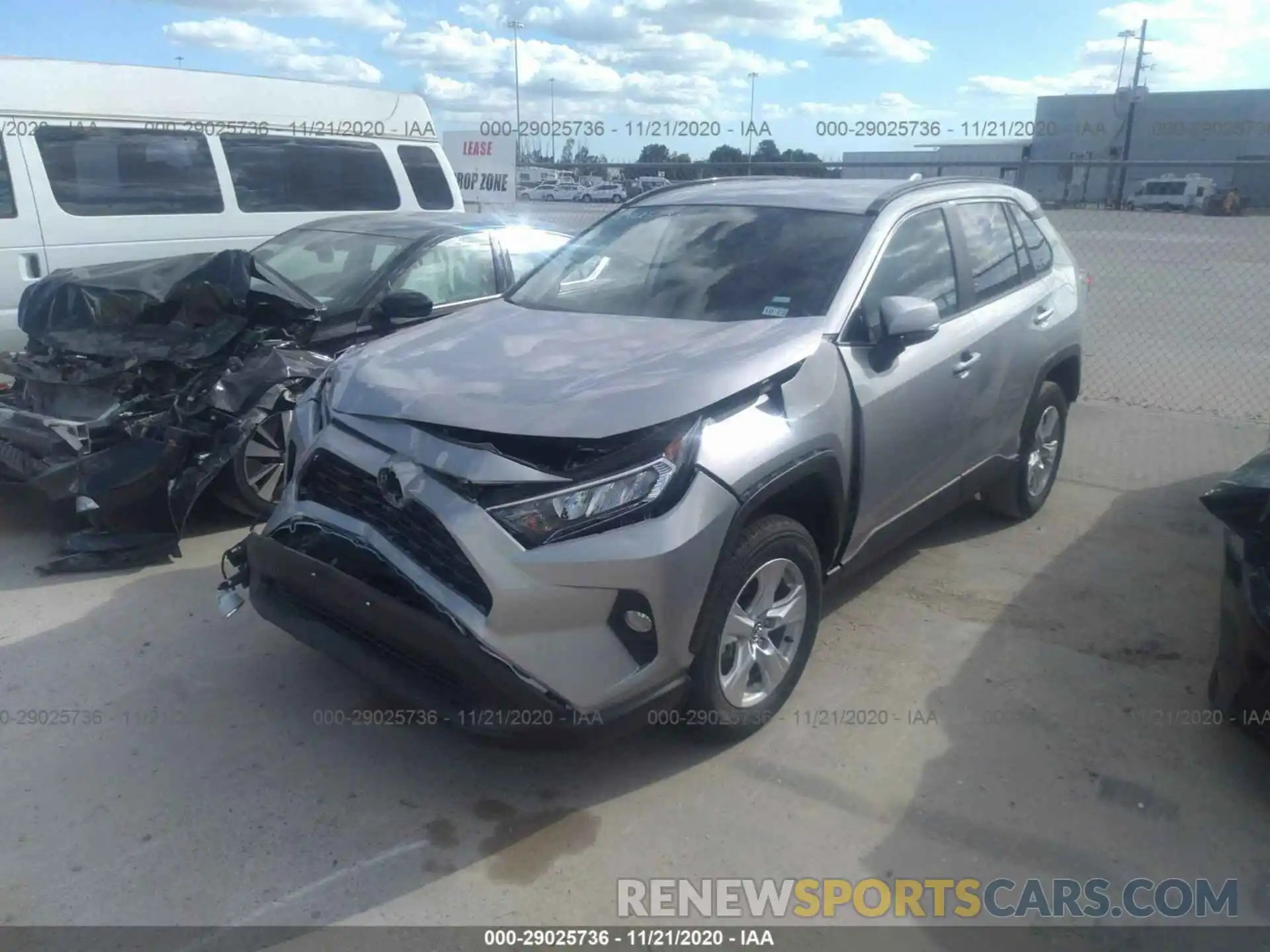 2 Photograph of a damaged car 2T3W1RFV1MW111799 TOYOTA RAV4 2021