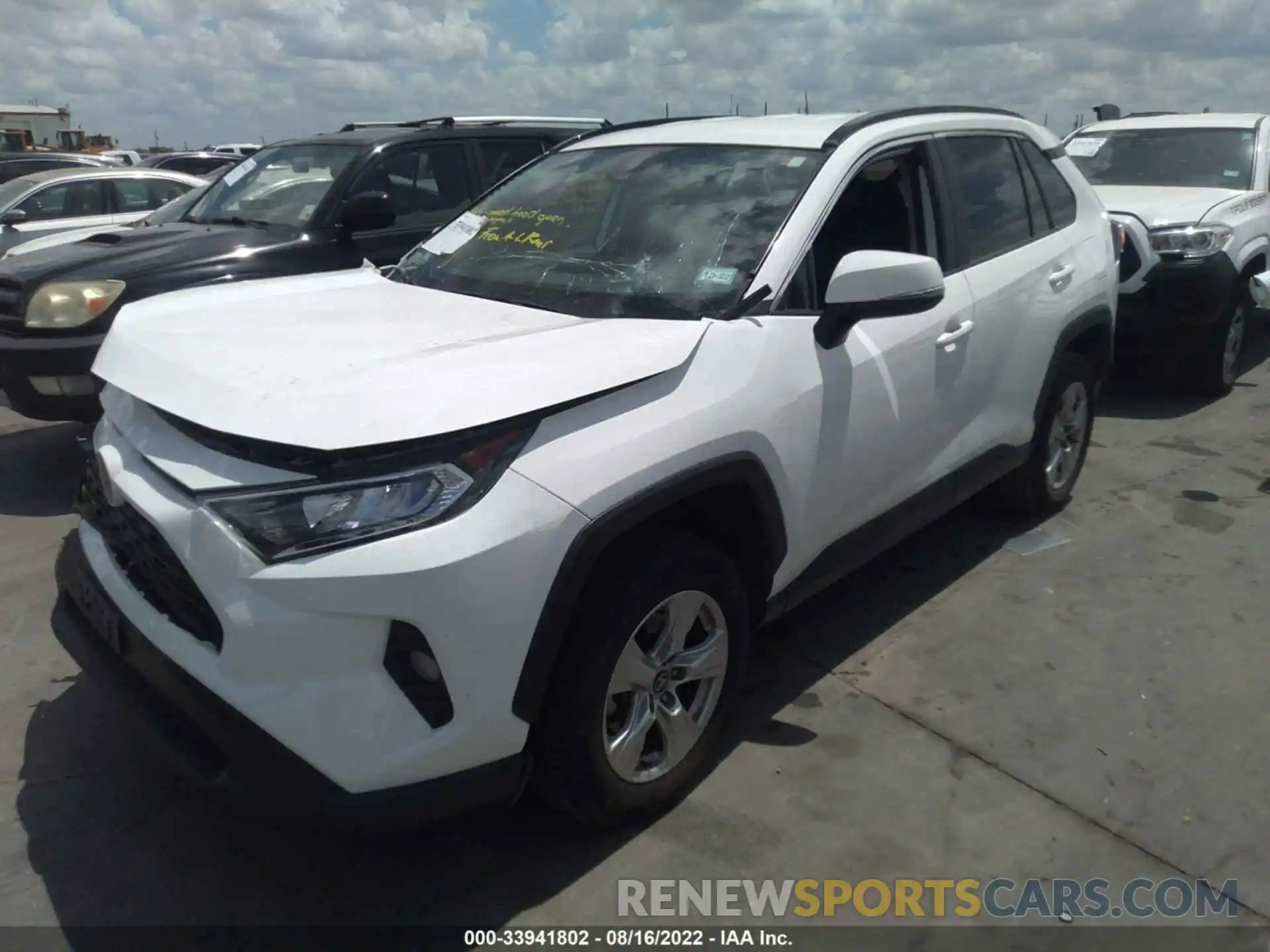 2 Photograph of a damaged car 2T3W1RFV1MW113939 TOYOTA RAV4 2021