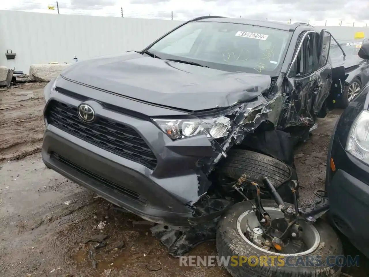 2 Photograph of a damaged car 2T3W1RFV1MW119305 TOYOTA RAV4 2021