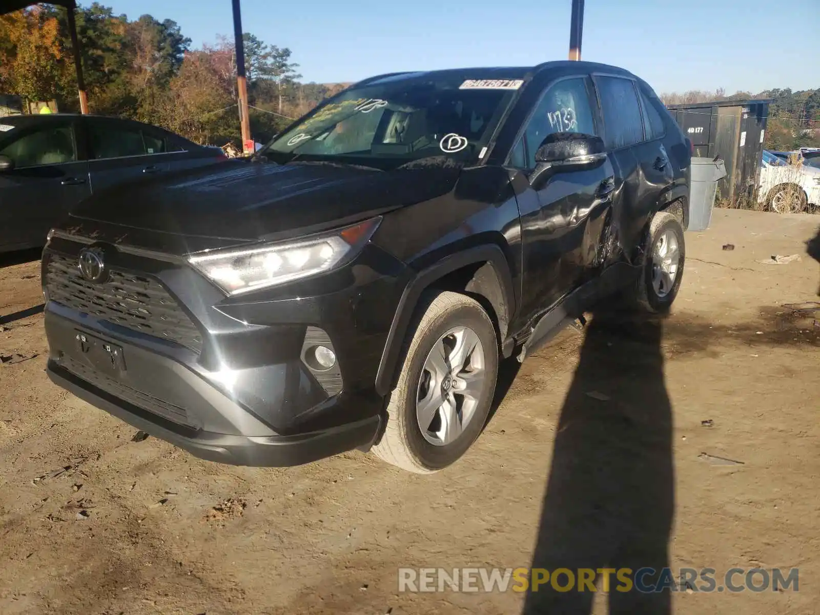 2 Photograph of a damaged car 2T3W1RFV1MW120700 TOYOTA RAV4 2021