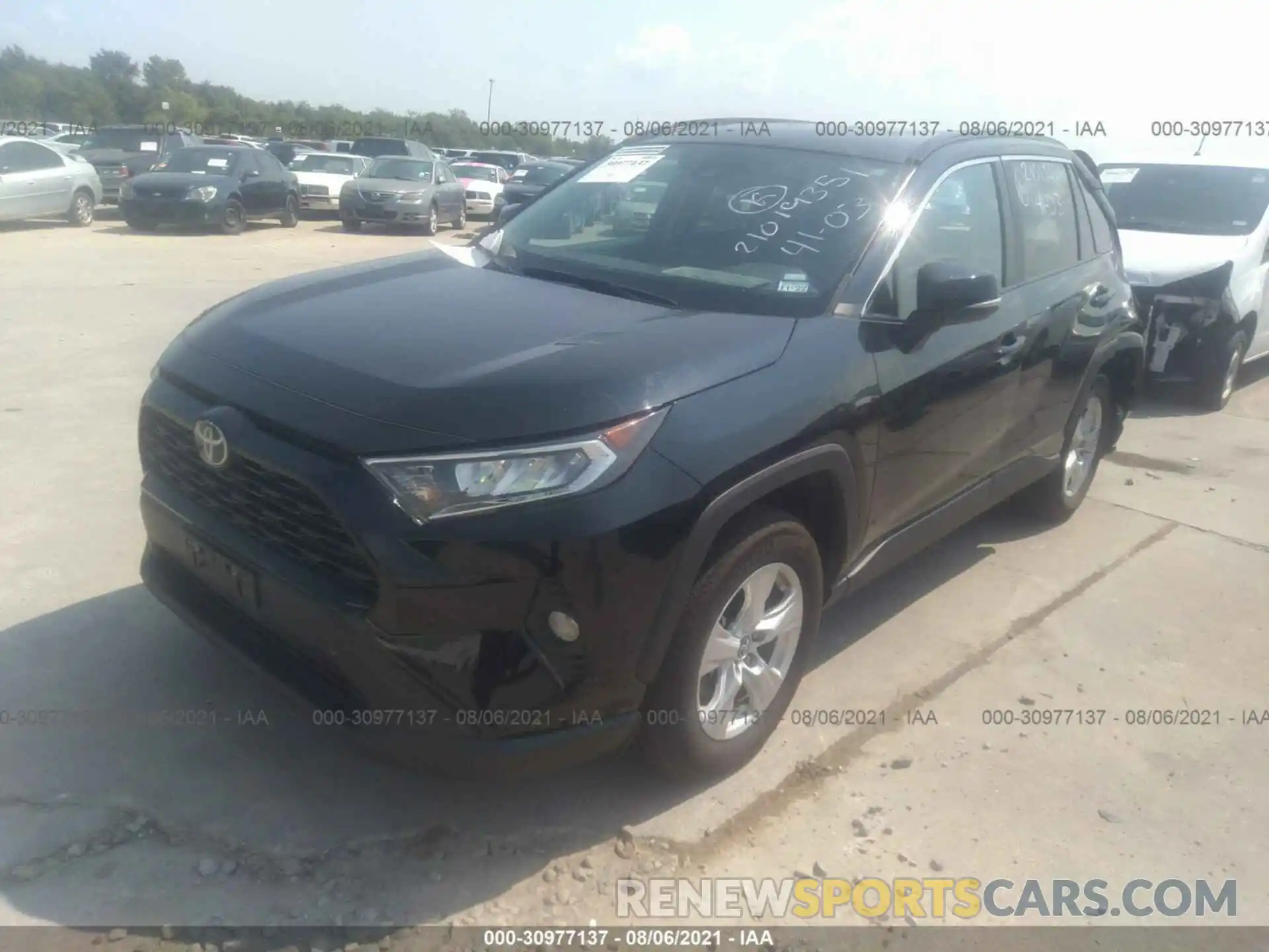 2 Photograph of a damaged car 2T3W1RFV1MW120762 TOYOTA RAV4 2021