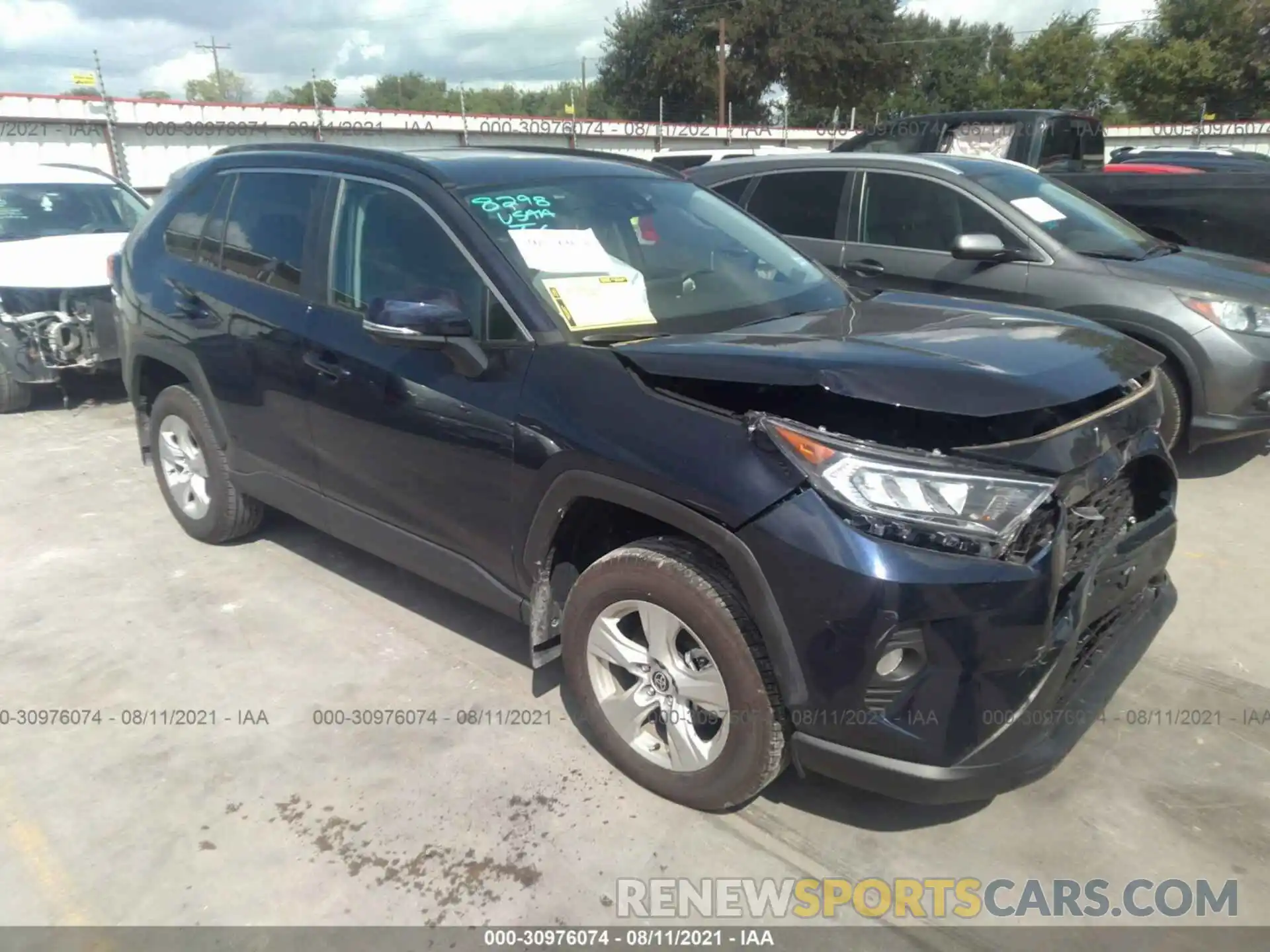 1 Photograph of a damaged car 2T3W1RFV1MW128649 TOYOTA RAV4 2021