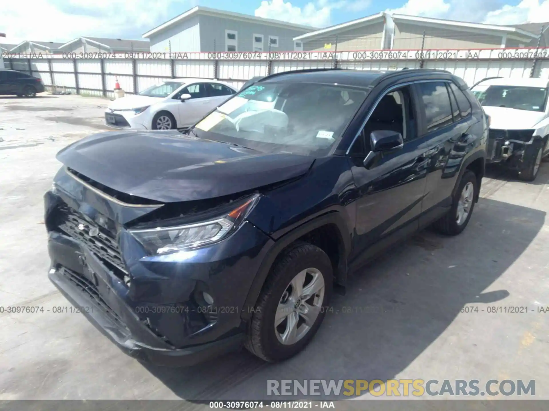 2 Photograph of a damaged car 2T3W1RFV1MW128649 TOYOTA RAV4 2021