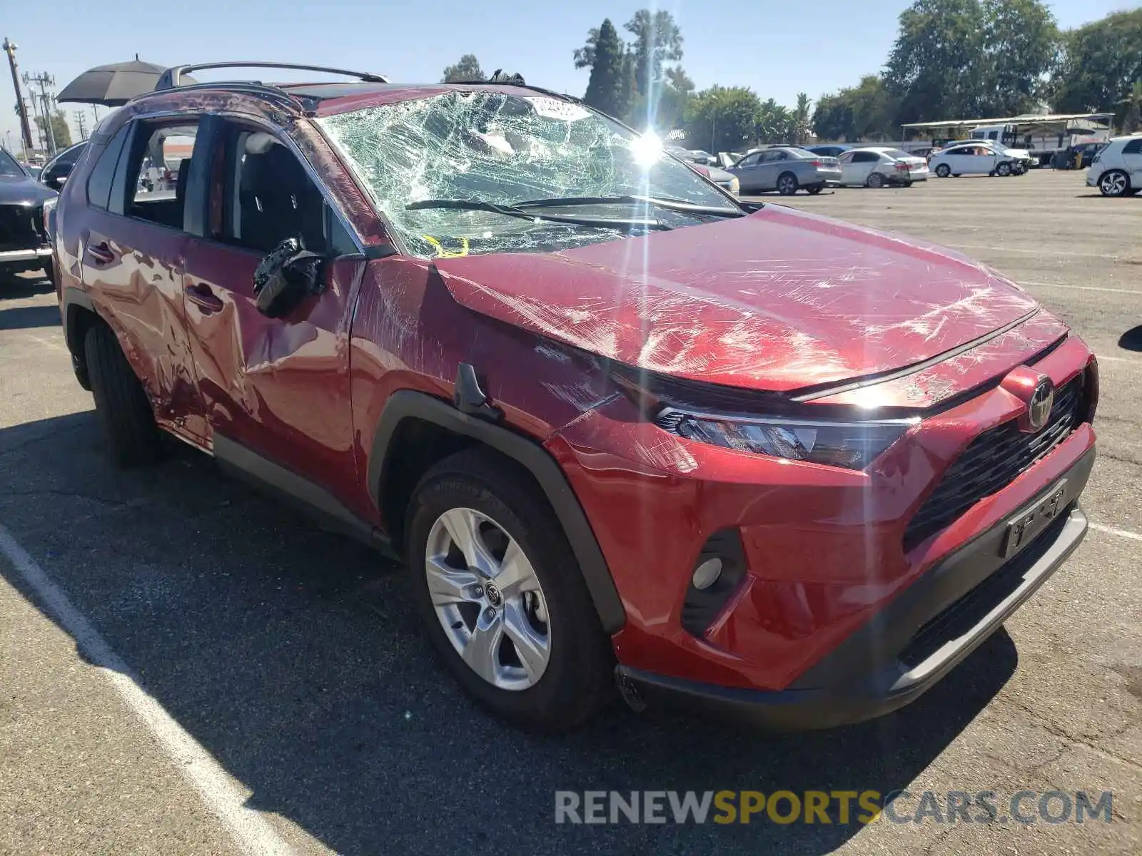 1 Photograph of a damaged car 2T3W1RFV1MW133334 TOYOTA RAV4 2021