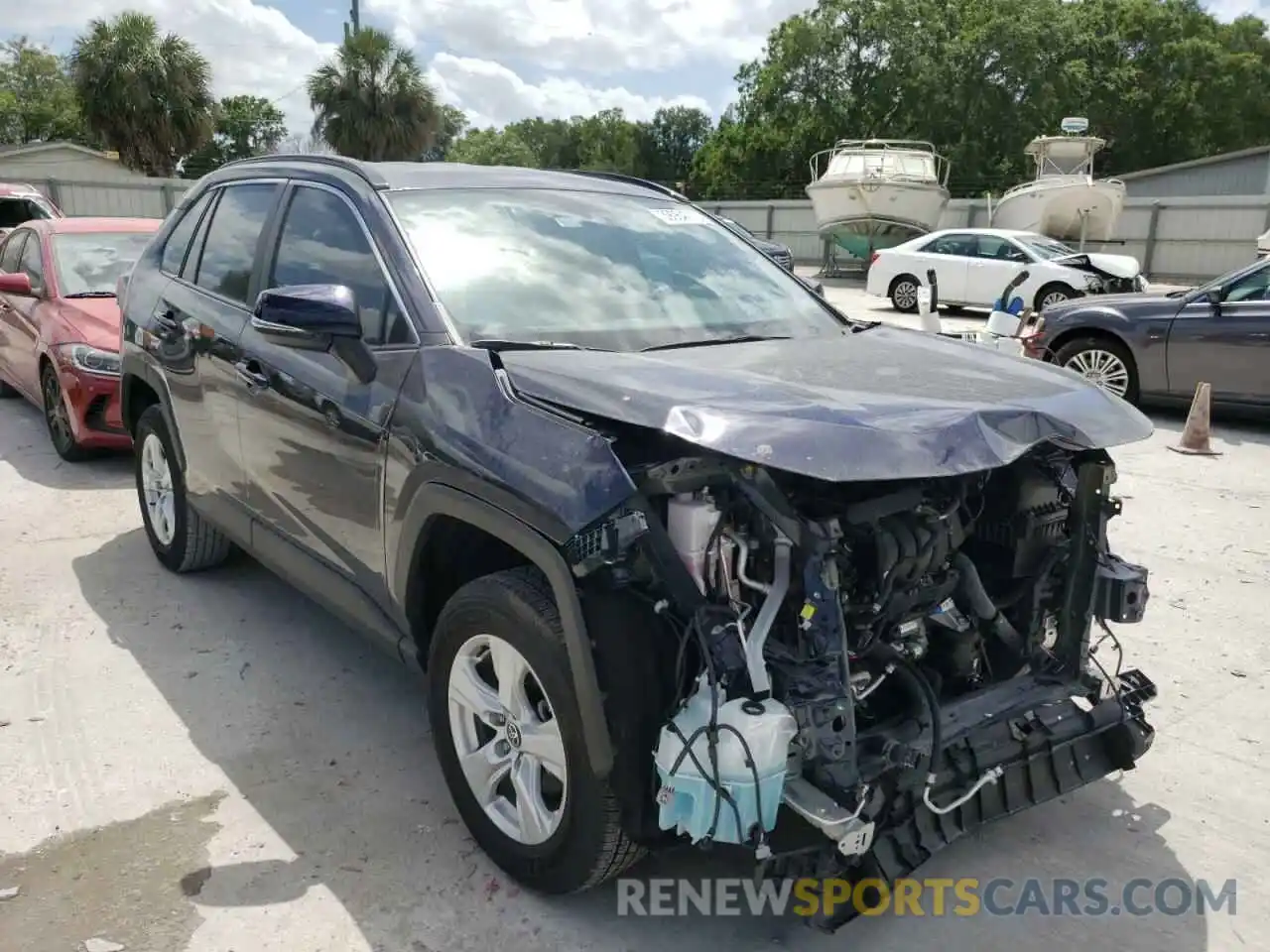 1 Photograph of a damaged car 2T3W1RFV1MW139022 TOYOTA RAV4 2021