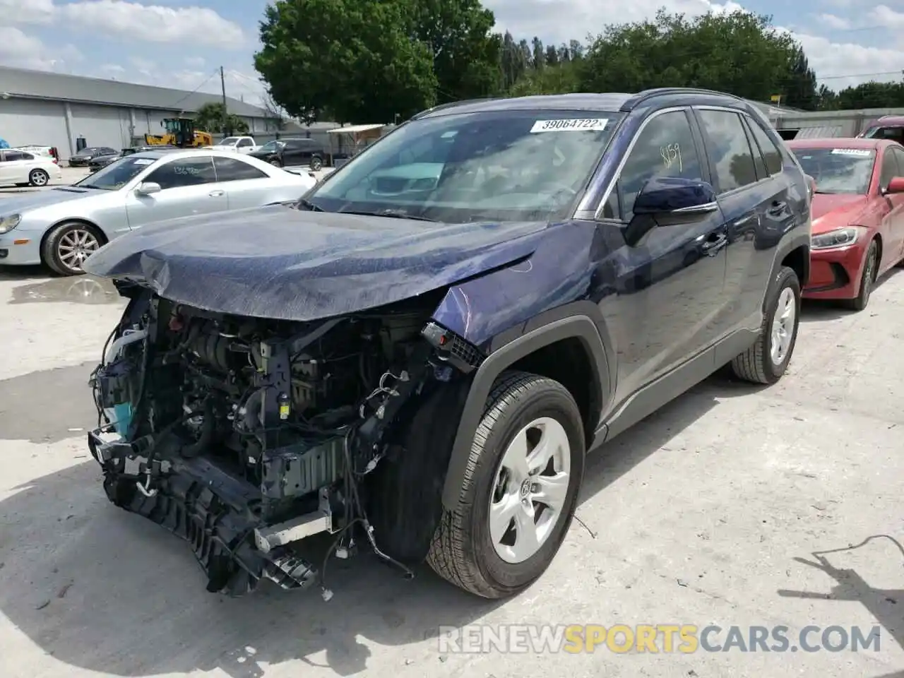 2 Photograph of a damaged car 2T3W1RFV1MW139022 TOYOTA RAV4 2021