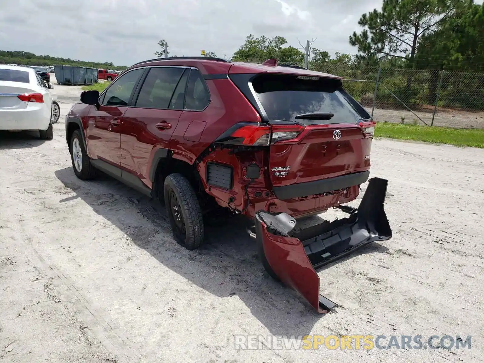 3 Photograph of a damaged car 2T3W1RFV1MW139960 TOYOTA RAV4 2021