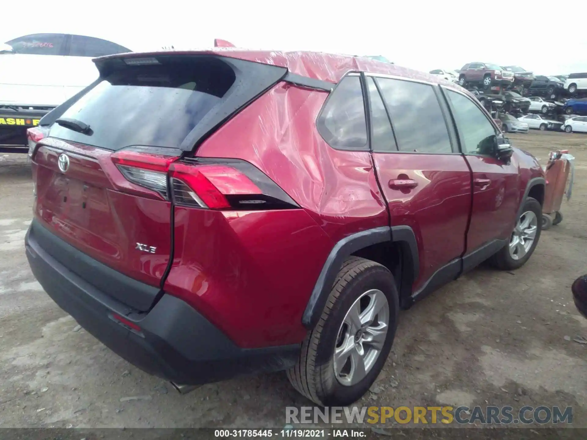 4 Фотография поврежденного автомобиля 2T3W1RFV1MW145208 TOYOTA RAV4 2021