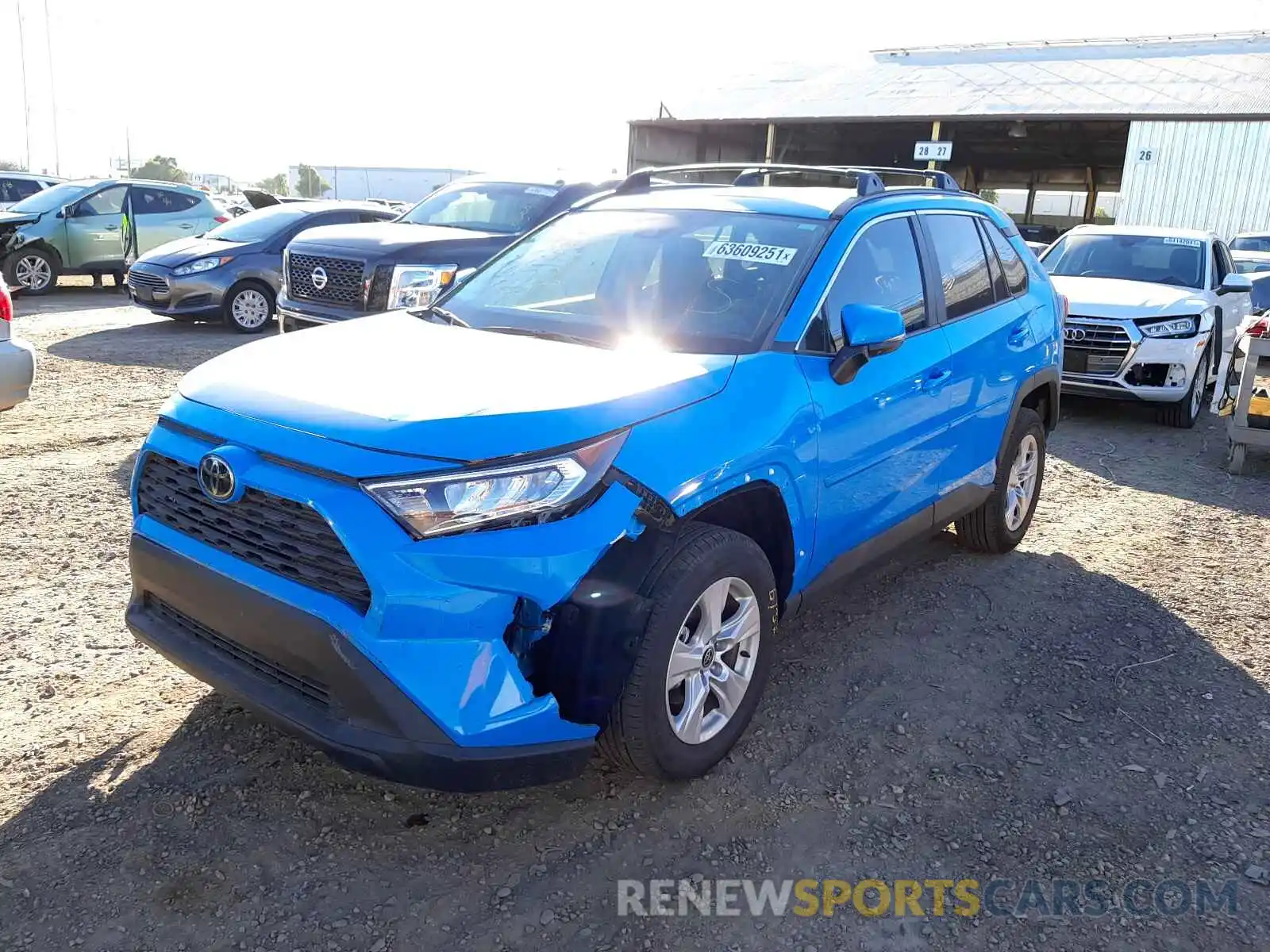 2 Photograph of a damaged car 2T3W1RFV1MW152322 TOYOTA RAV4 2021