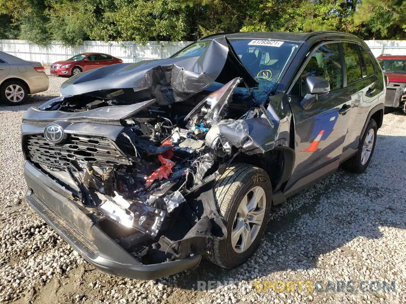 2 Photograph of a damaged car 2T3W1RFV1MW152501 TOYOTA RAV4 2021