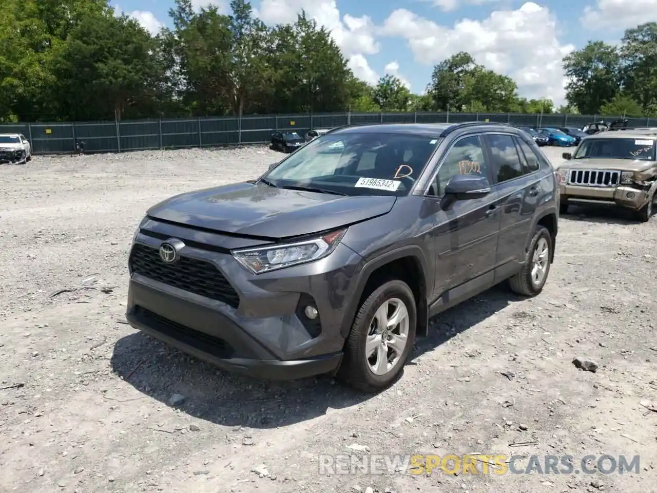 2 Photograph of a damaged car 2T3W1RFV1MW153938 TOYOTA RAV4 2021