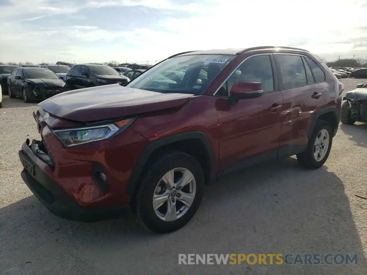 1 Photograph of a damaged car 2T3W1RFV1MW155947 TOYOTA RAV4 2021