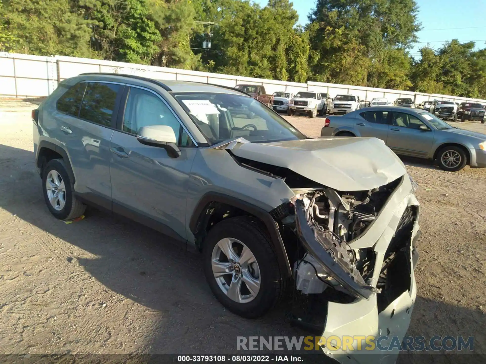 1 Photograph of a damaged car 2T3W1RFV1MW156239 TOYOTA RAV4 2021