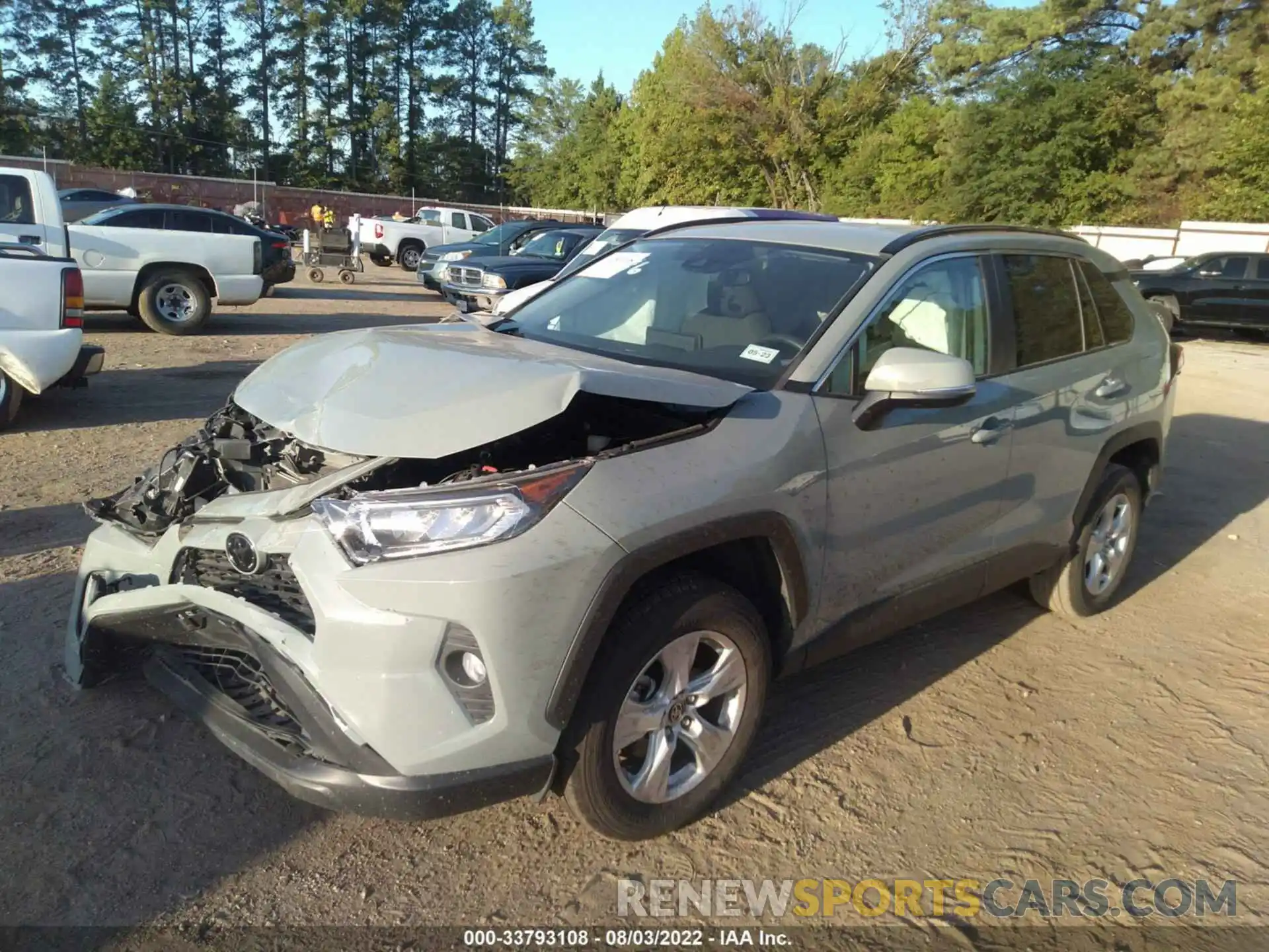 2 Photograph of a damaged car 2T3W1RFV1MW156239 TOYOTA RAV4 2021