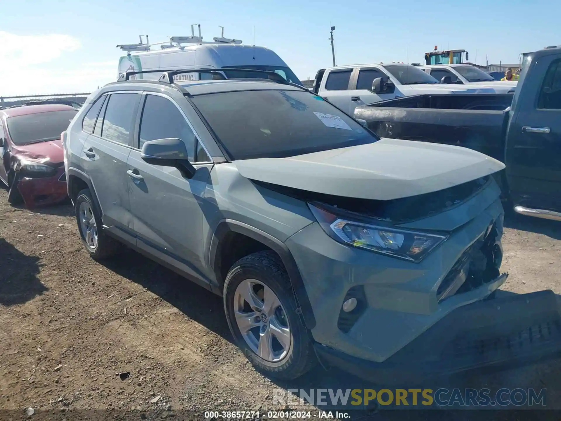 1 Photograph of a damaged car 2T3W1RFV1MW161554 TOYOTA RAV4 2021