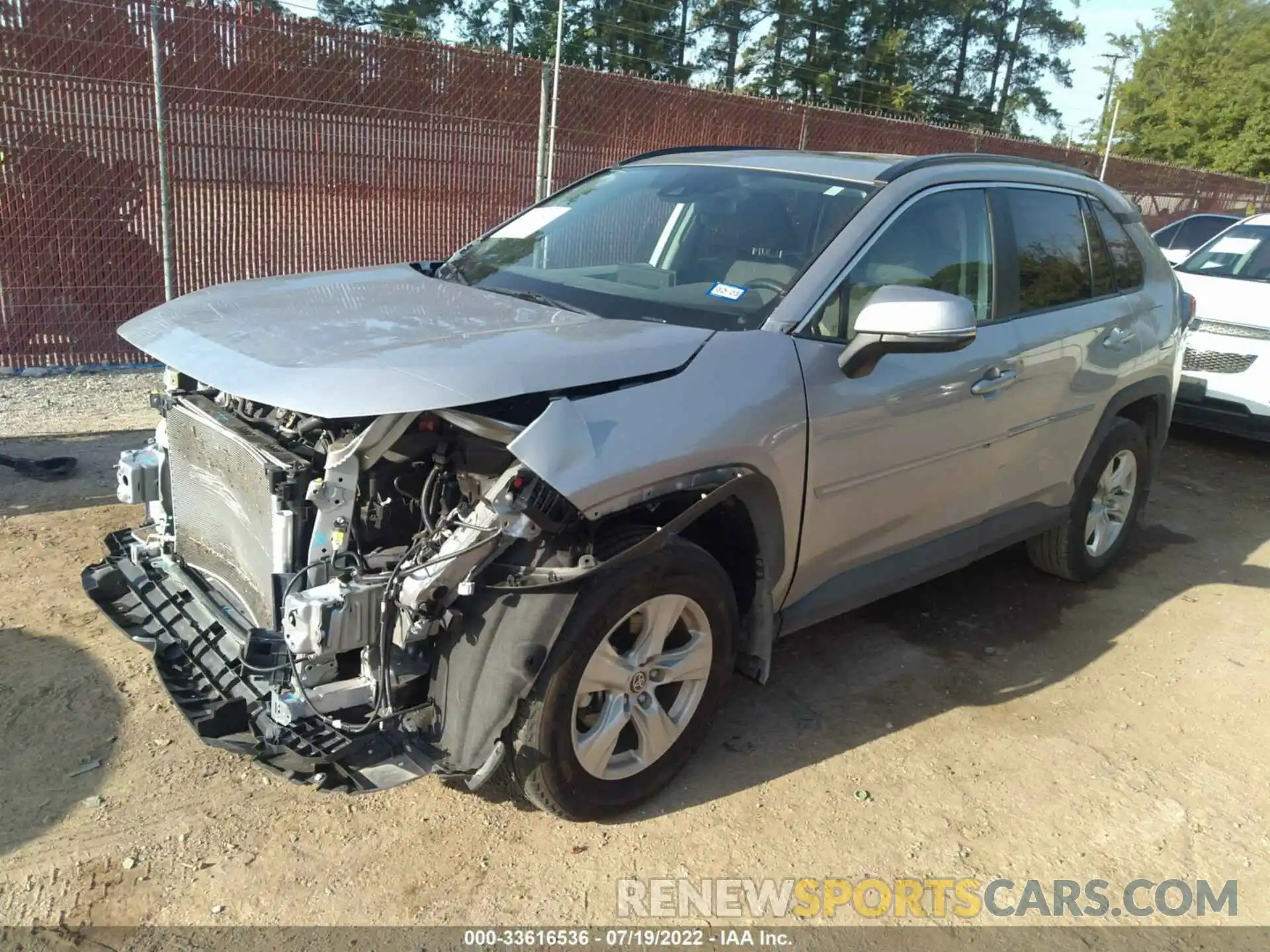 2 Photograph of a damaged car 2T3W1RFV1MW161635 TOYOTA RAV4 2021