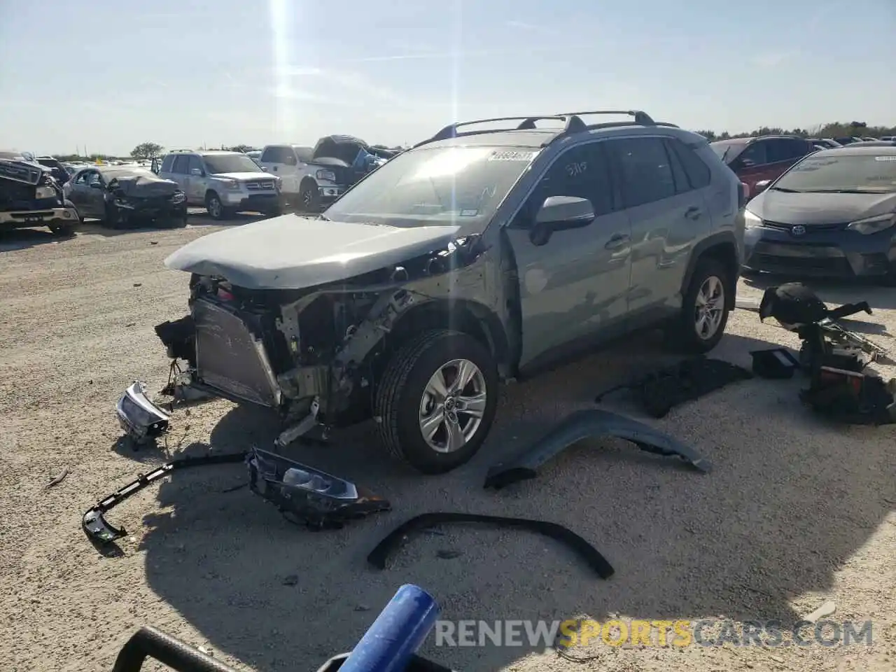 2 Photograph of a damaged car 2T3W1RFV1MW166432 TOYOTA RAV4 2021