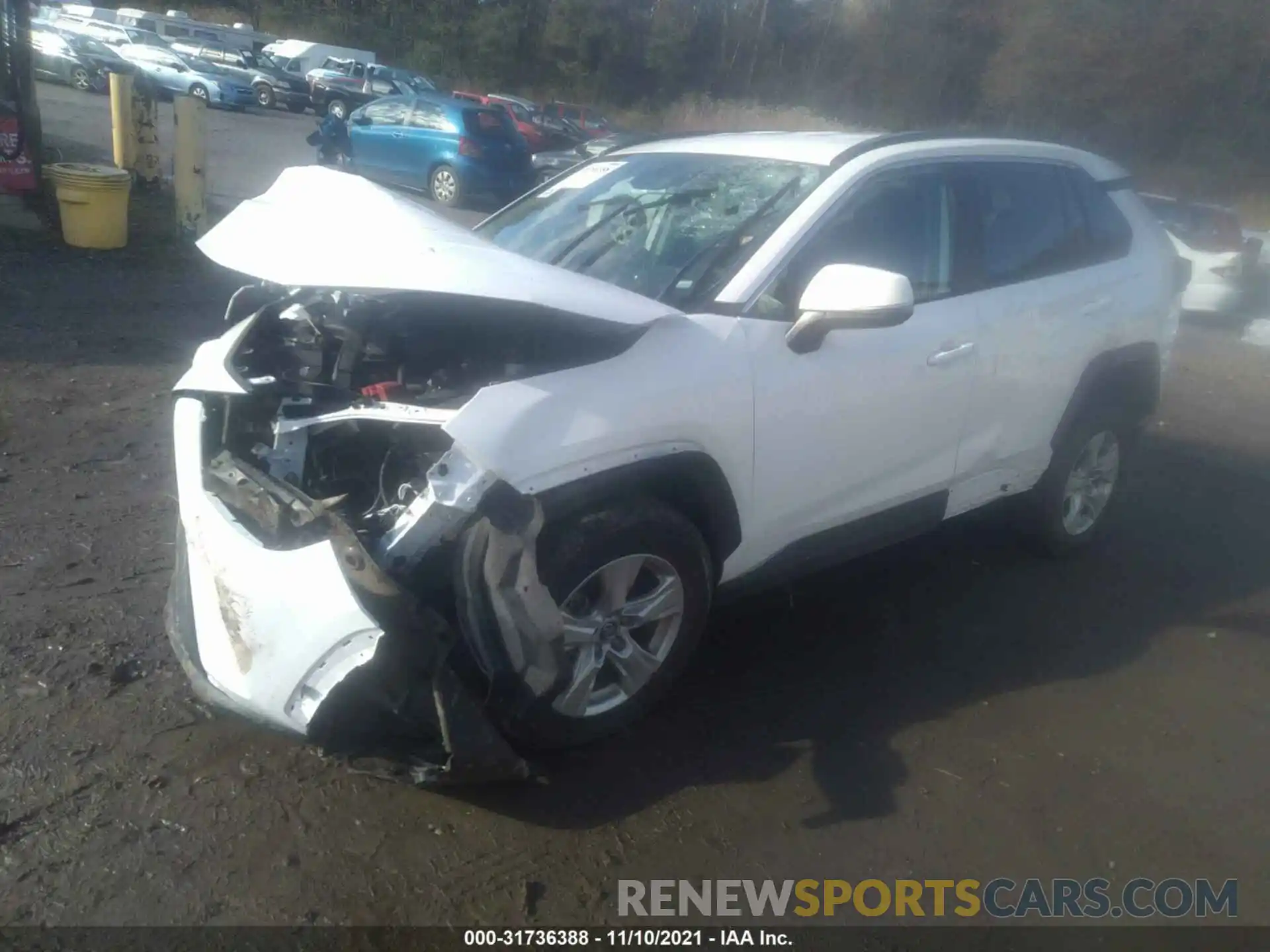 2 Photograph of a damaged car 2T3W1RFV2MC088857 TOYOTA RAV4 2021