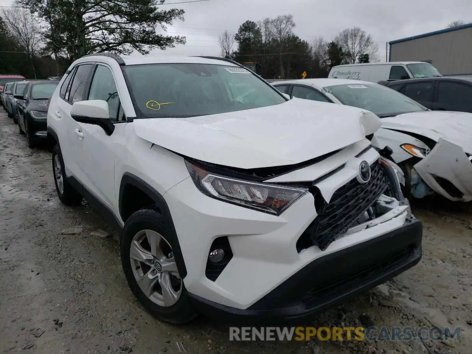 1 Photograph of a damaged car 2T3W1RFV2MC096554 TOYOTA RAV4 2021