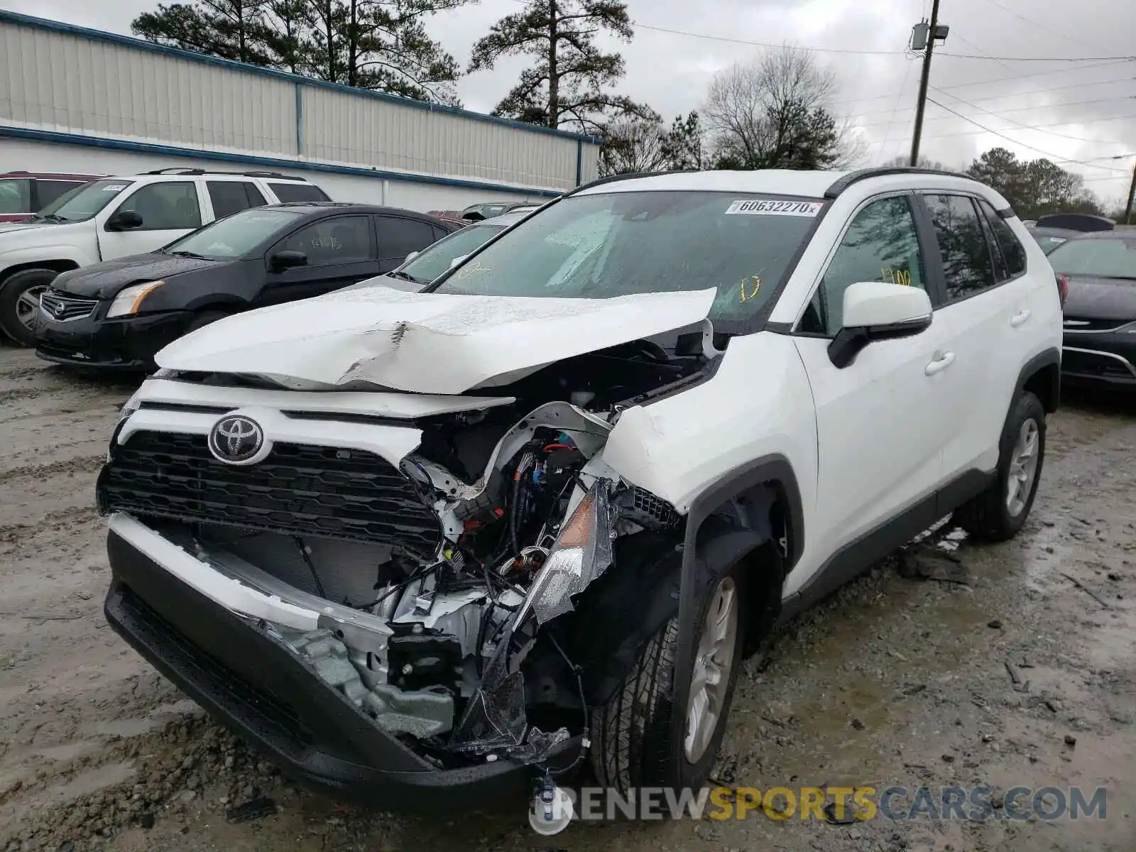 2 Photograph of a damaged car 2T3W1RFV2MC096554 TOYOTA RAV4 2021