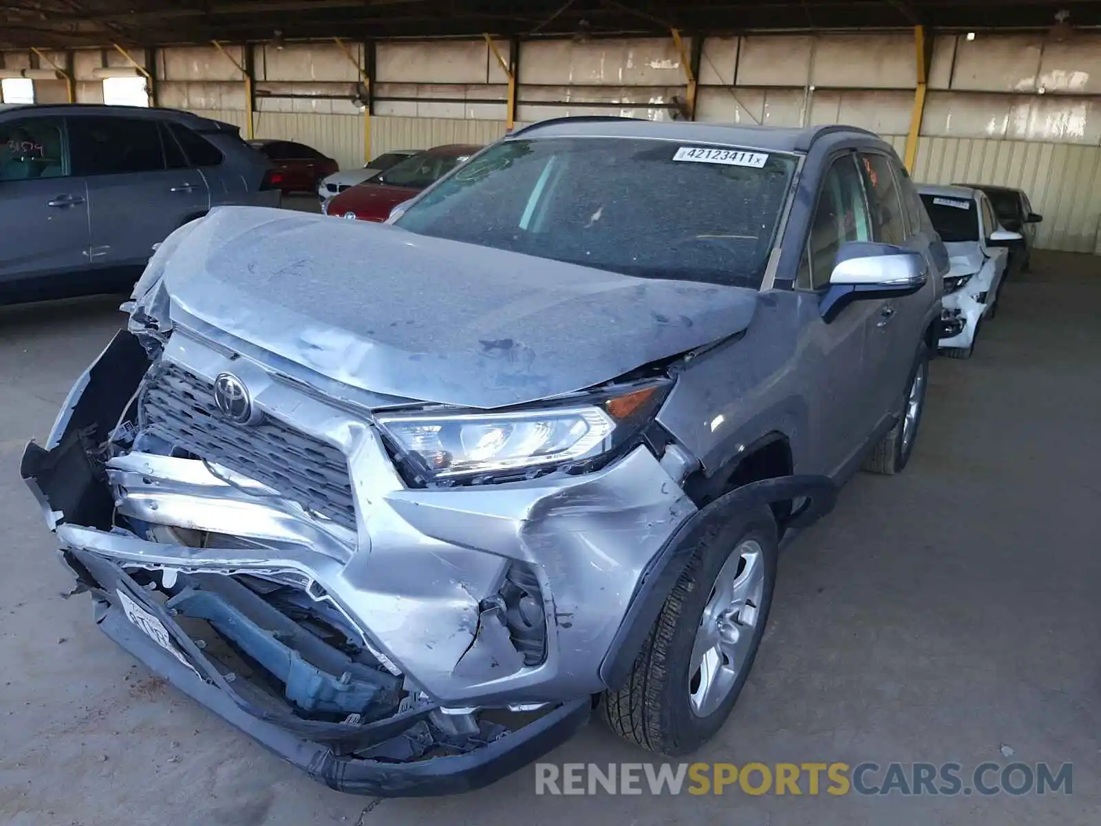 2 Photograph of a damaged car 2T3W1RFV2MC098286 TOYOTA RAV4 2021