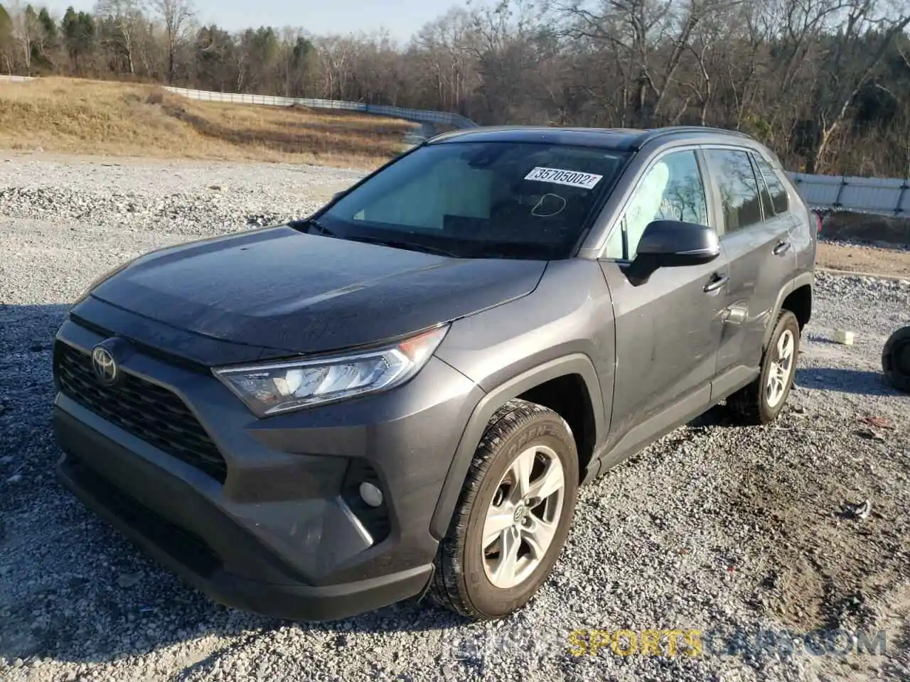 2 Photograph of a damaged car 2T3W1RFV2MC100795 TOYOTA RAV4 2021