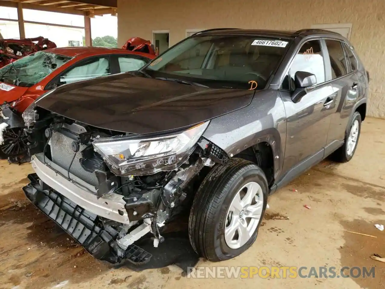 2 Photograph of a damaged car 2T3W1RFV2MC101932 TOYOTA RAV4 2021