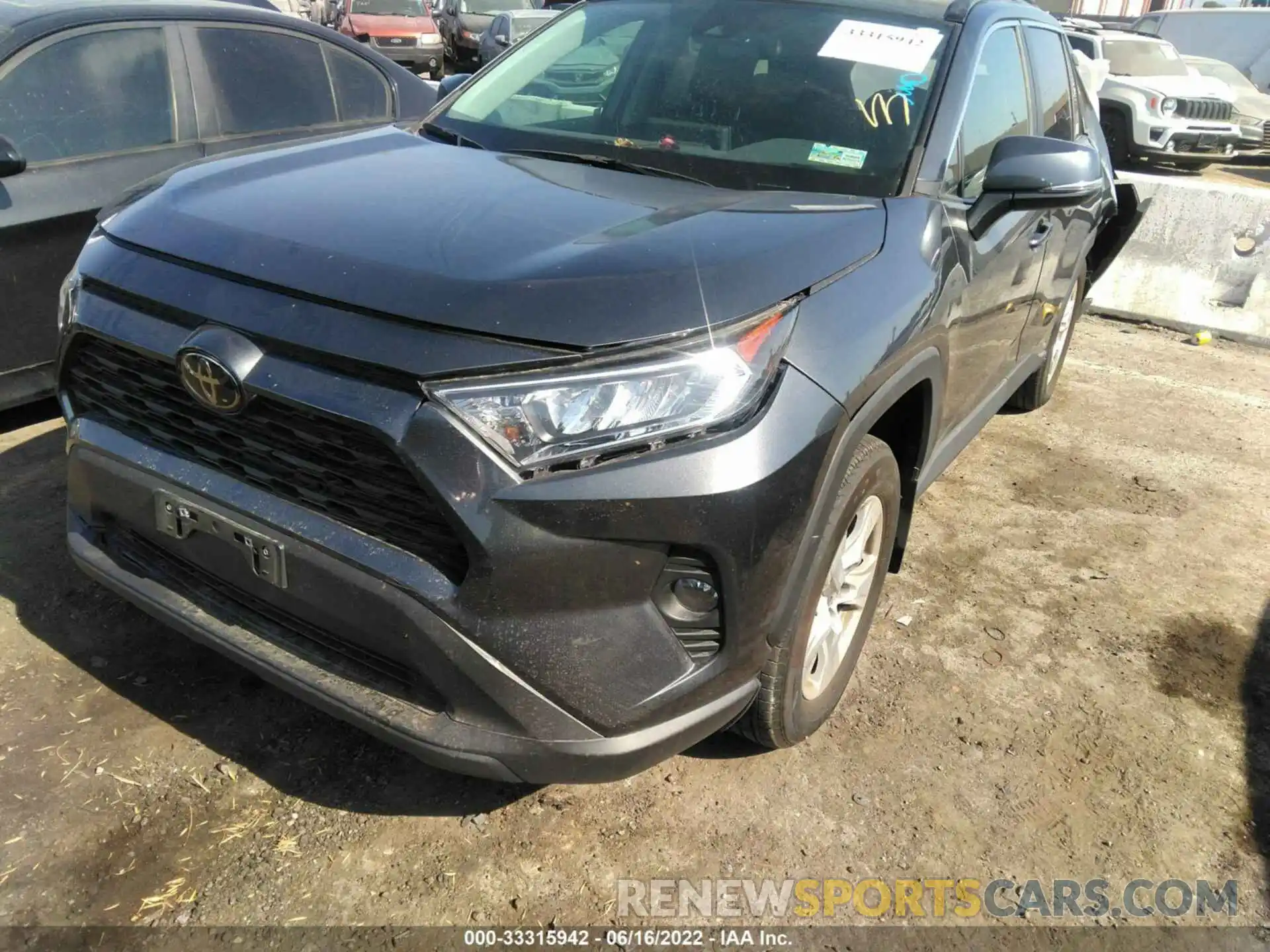 2 Photograph of a damaged car 2T3W1RFV2MC107410 TOYOTA RAV4 2021