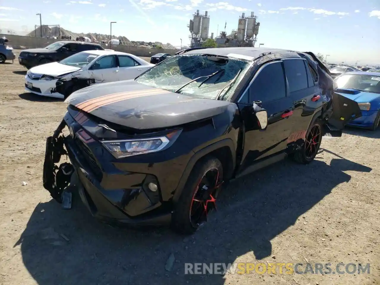 2 Photograph of a damaged car 2T3W1RFV2MC108332 TOYOTA RAV4 2021