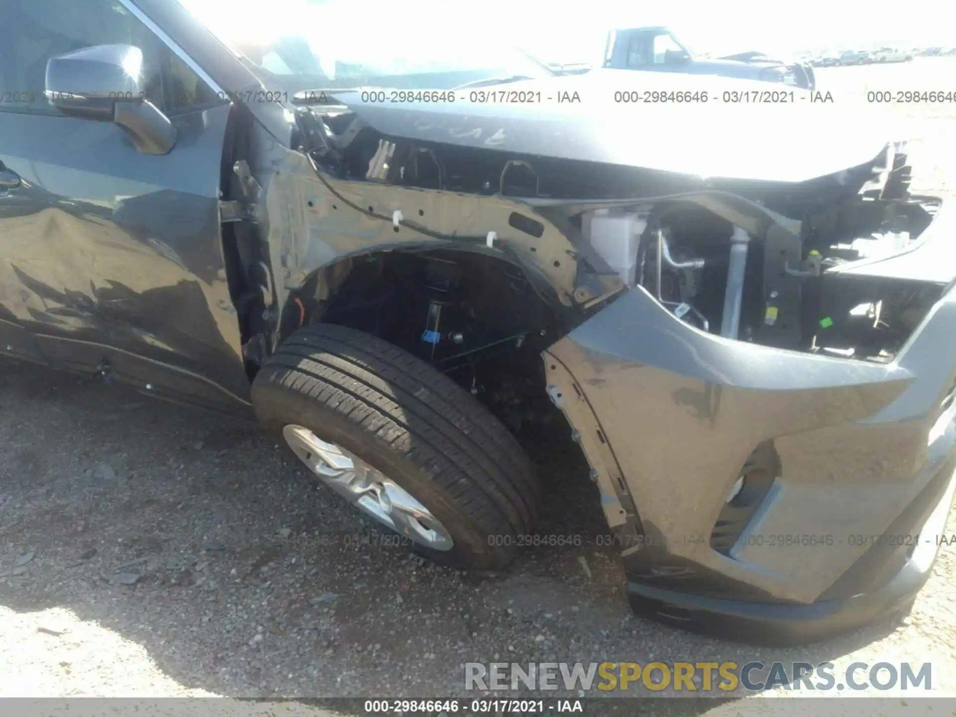 6 Photograph of a damaged car 2T3W1RFV2MC113031 TOYOTA RAV4 2021