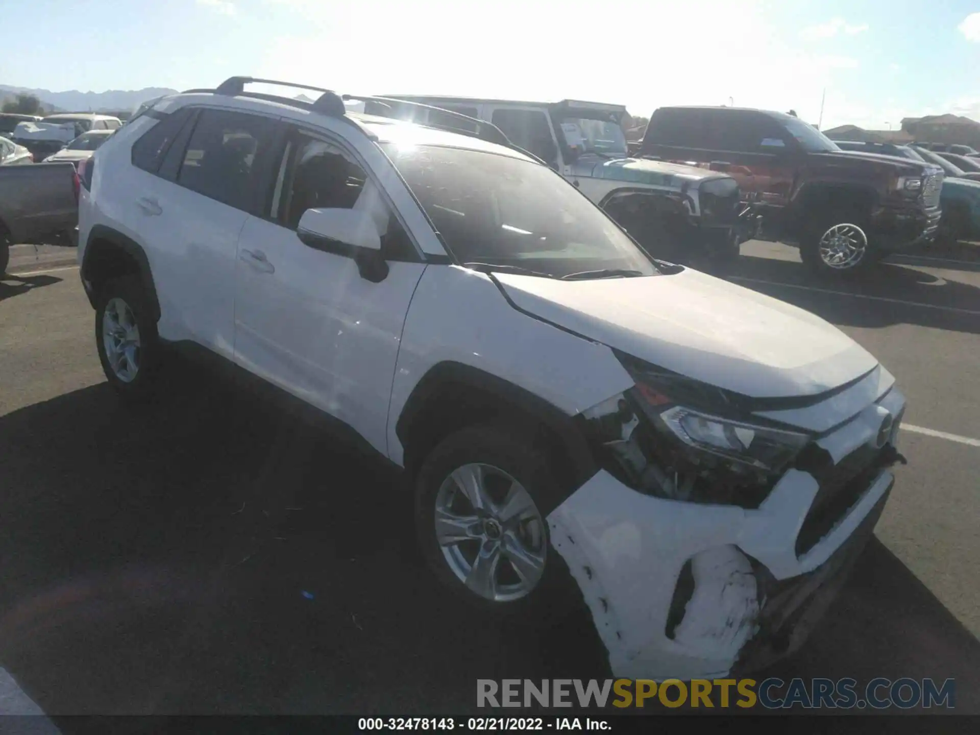 1 Photograph of a damaged car 2T3W1RFV2MC119721 TOYOTA RAV4 2021