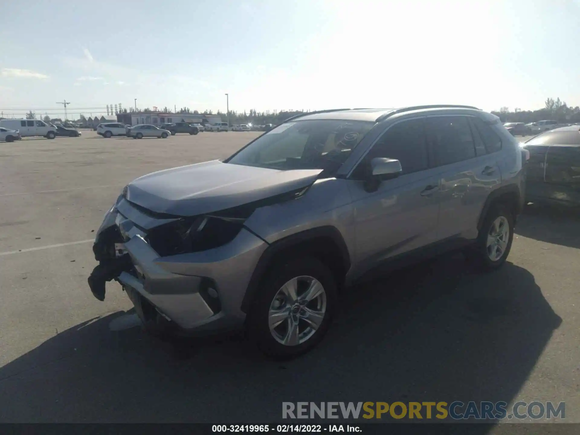 2 Photograph of a damaged car 2T3W1RFV2MC121467 TOYOTA RAV4 2021