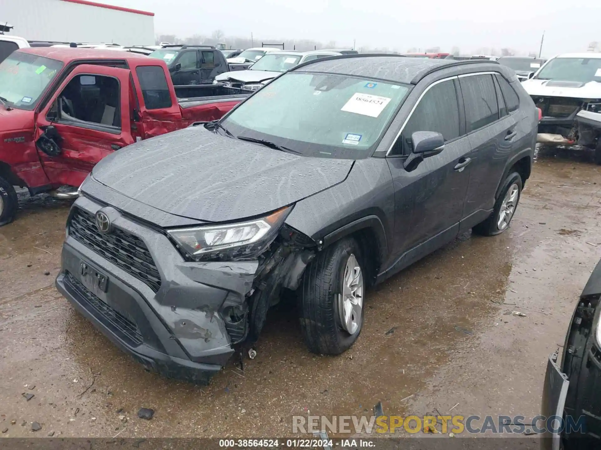 2 Photograph of a damaged car 2T3W1RFV2MC131691 TOYOTA RAV4 2021