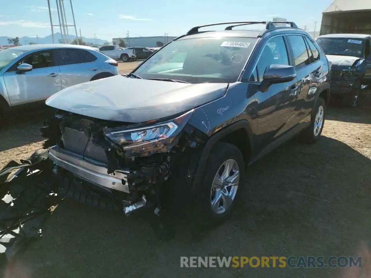 2 Photograph of a damaged car 2T3W1RFV2MC136986 TOYOTA RAV4 2021