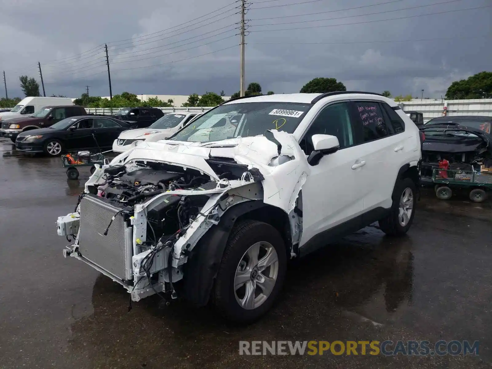 2 Photograph of a damaged car 2T3W1RFV2MC141217 TOYOTA RAV4 2021