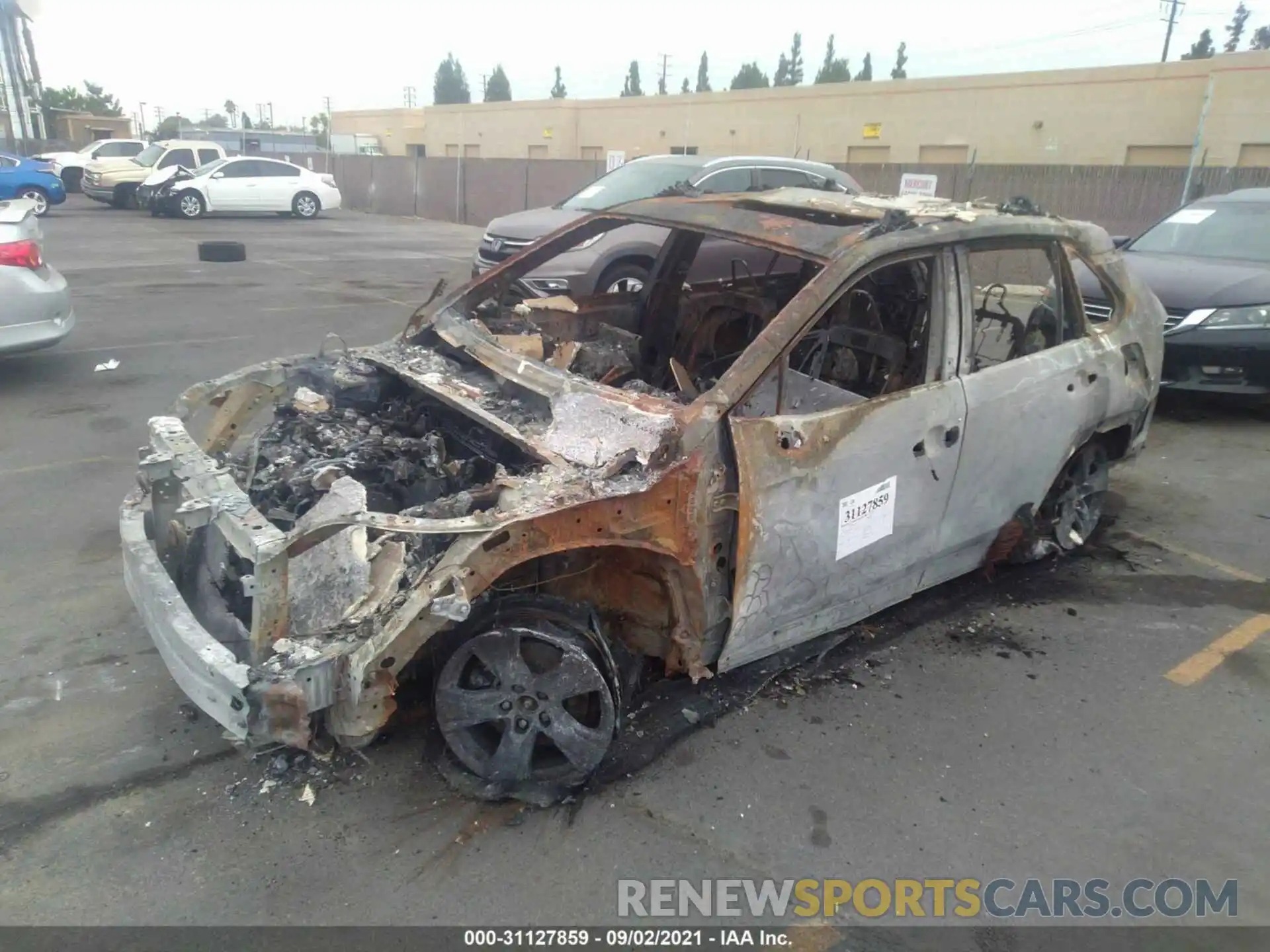 2 Photograph of a damaged car 2T3W1RFV2MC155571 TOYOTA RAV4 2021