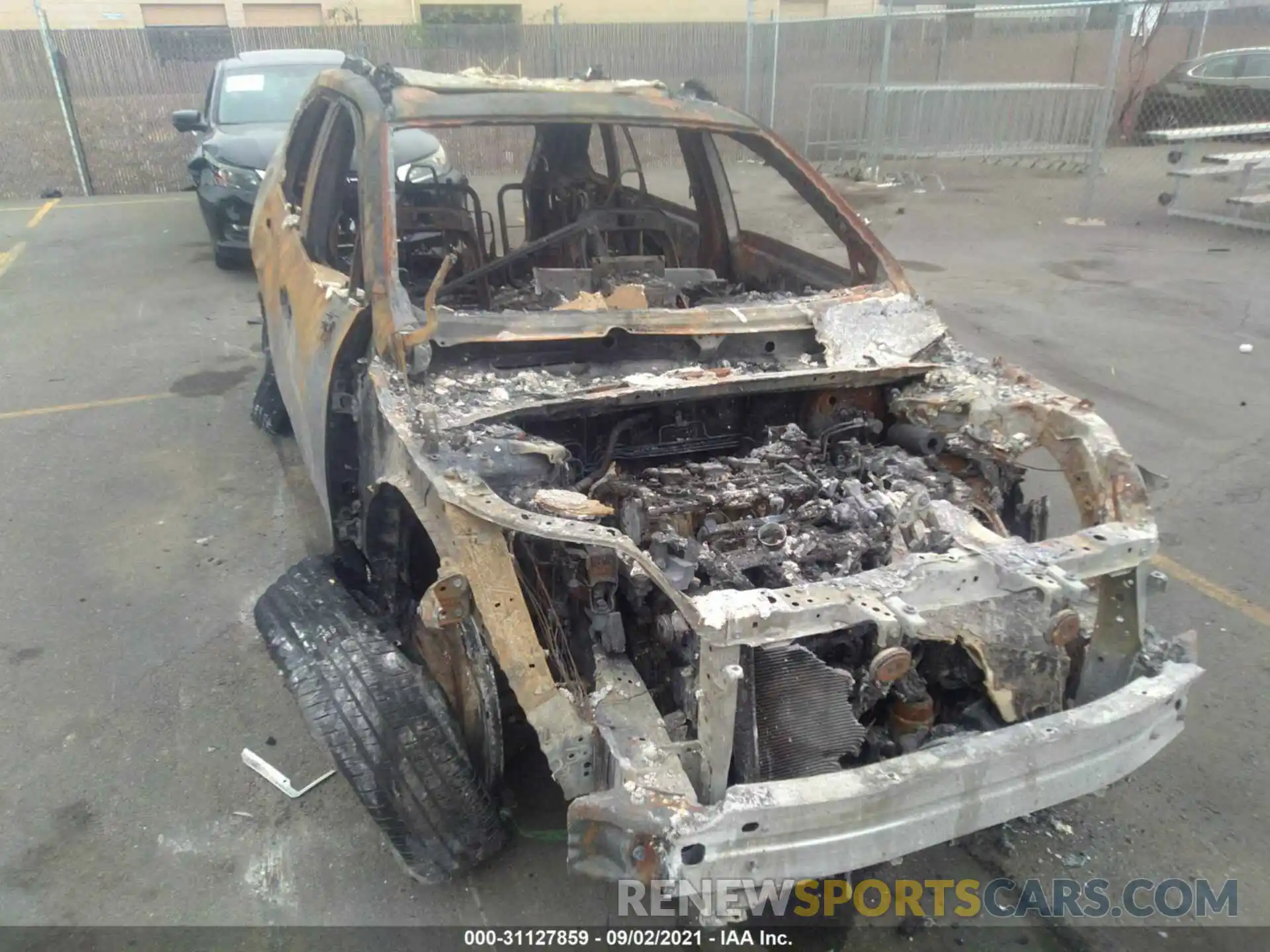 6 Фотография поврежденного автомобиля 2T3W1RFV2MC155571 TOYOTA RAV4 2021